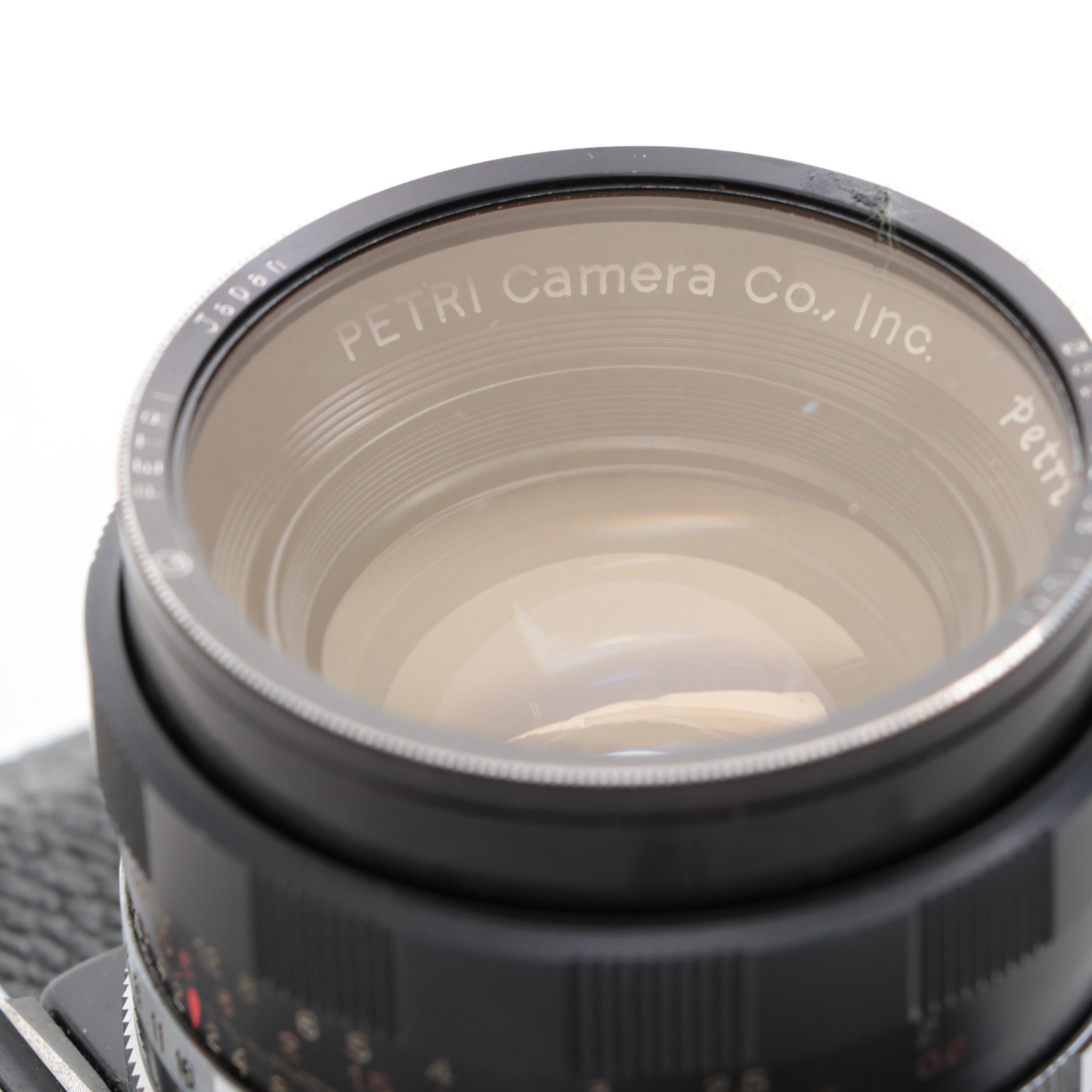 Aires 35-III and Petri Flex-V 35 mm Cameras, Mid-20th Century