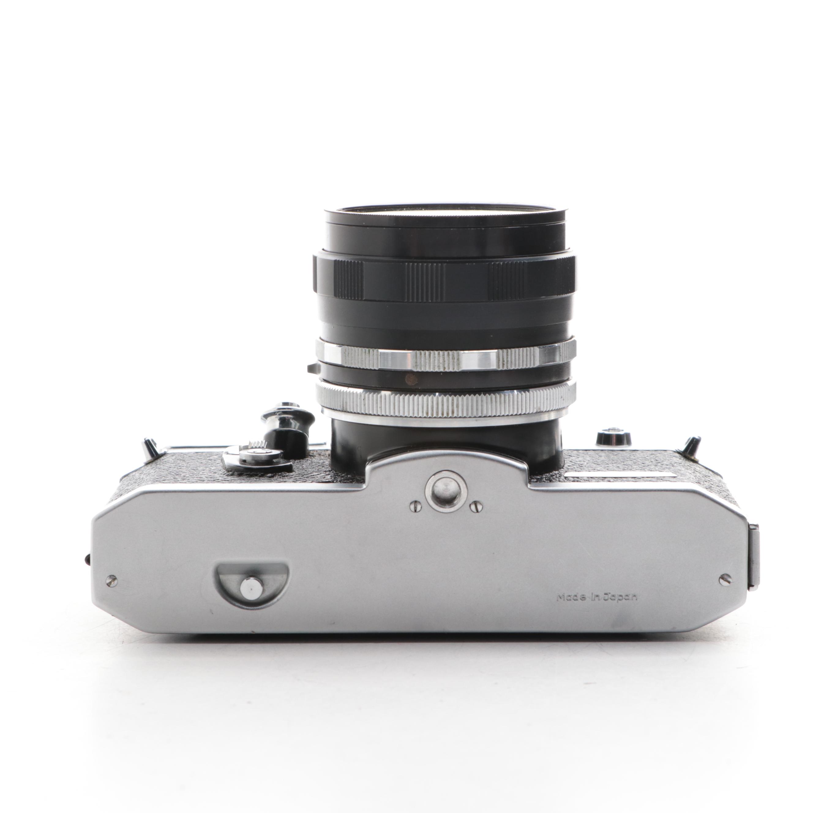 Aires 35-III and Petri Flex-V 35 mm Cameras, Mid-20th Century