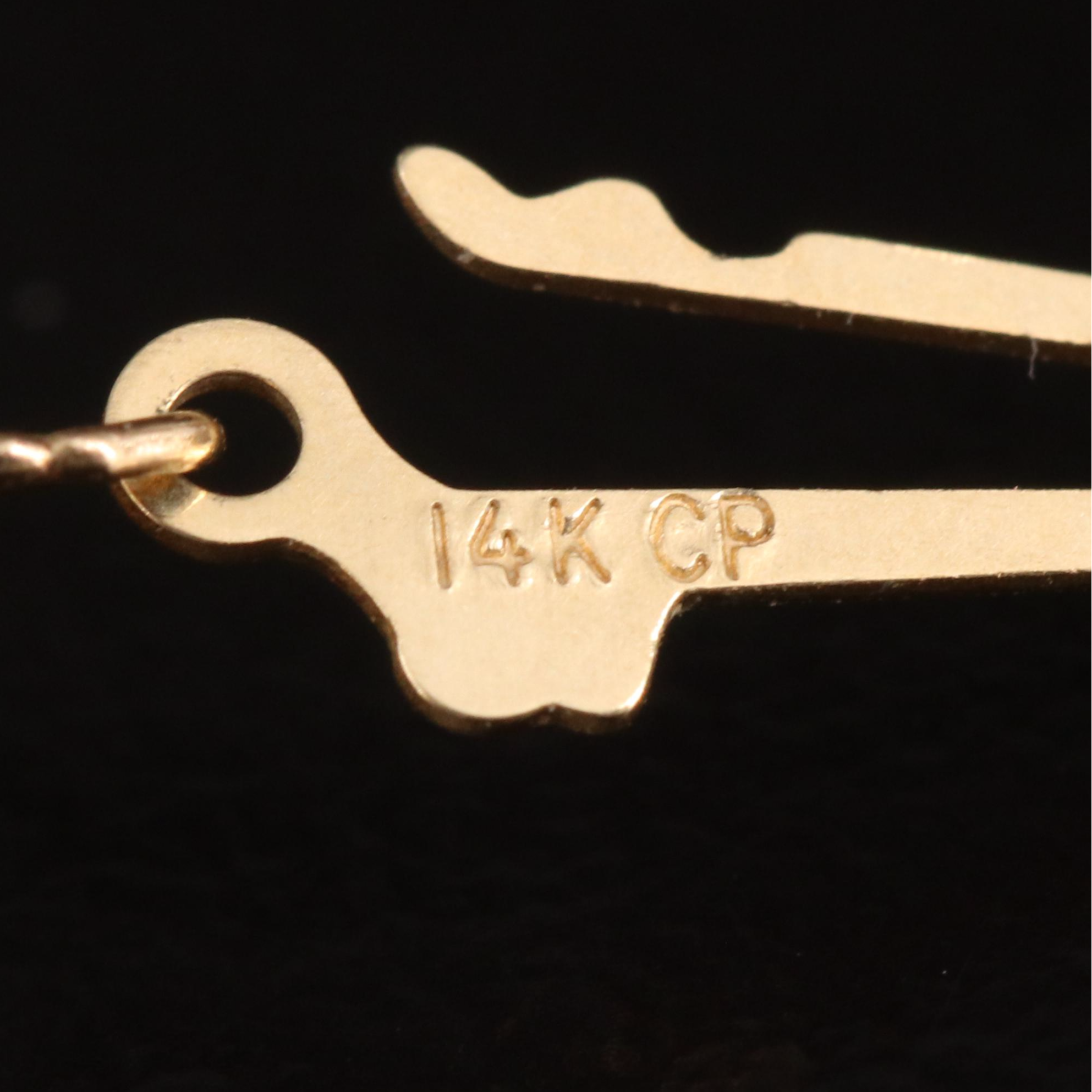 Pearl Necklace with 14K Clasp