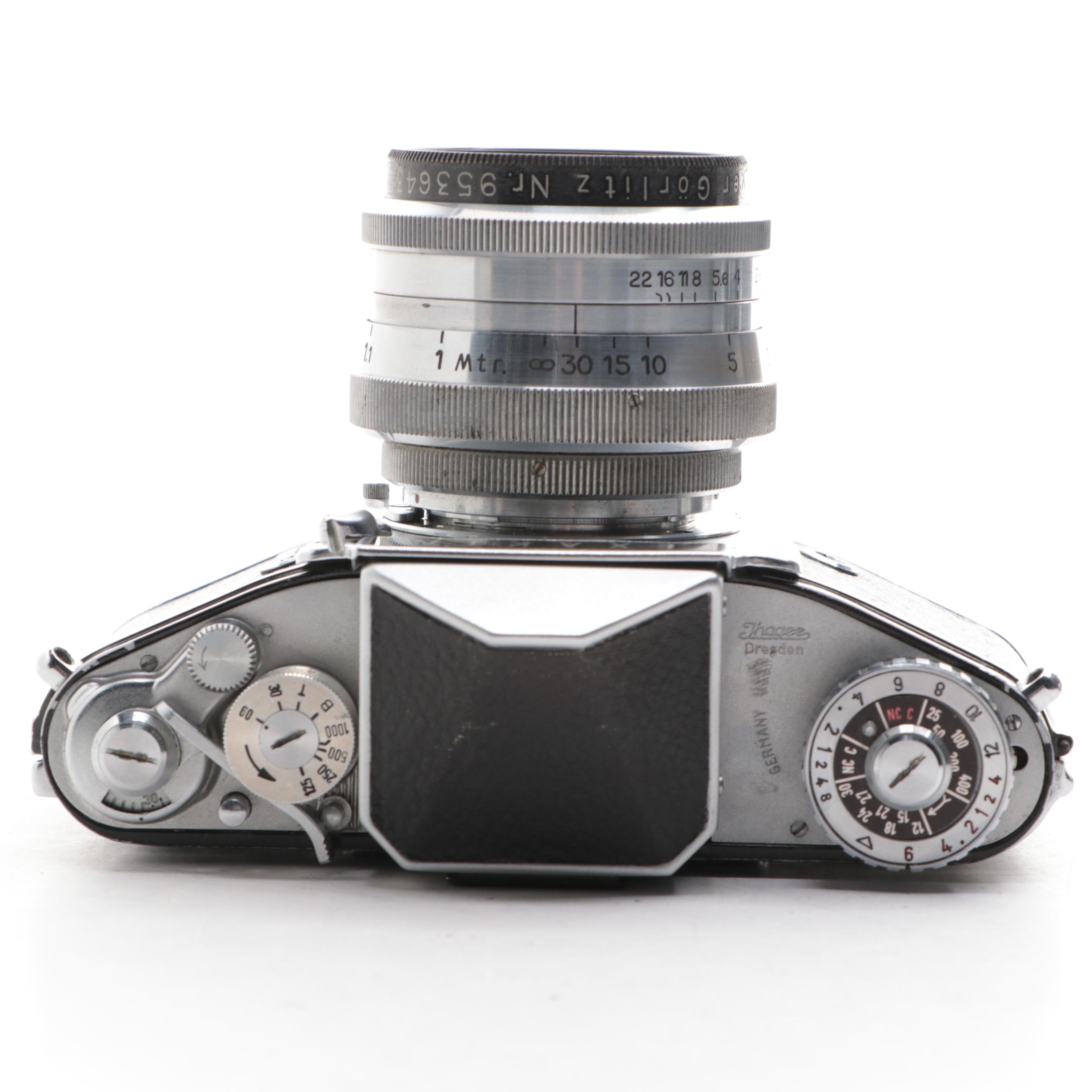 Ihagee Kamerawerk Exakta VX IIb and Varex VX 35 mm SLR Cameras, Mid-20th Century