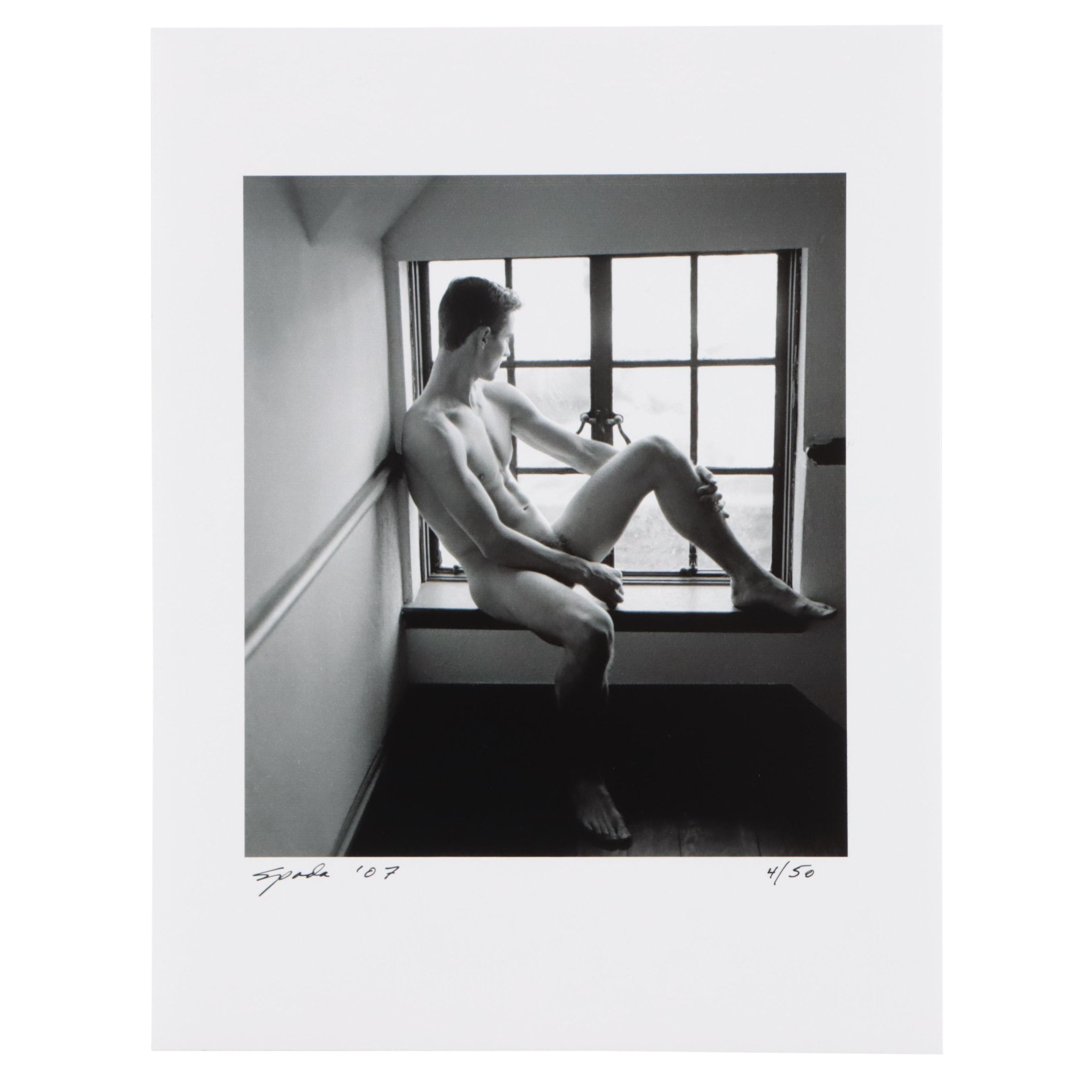 James Spada Digital Print of Seated Nude Admiring the View, 2007