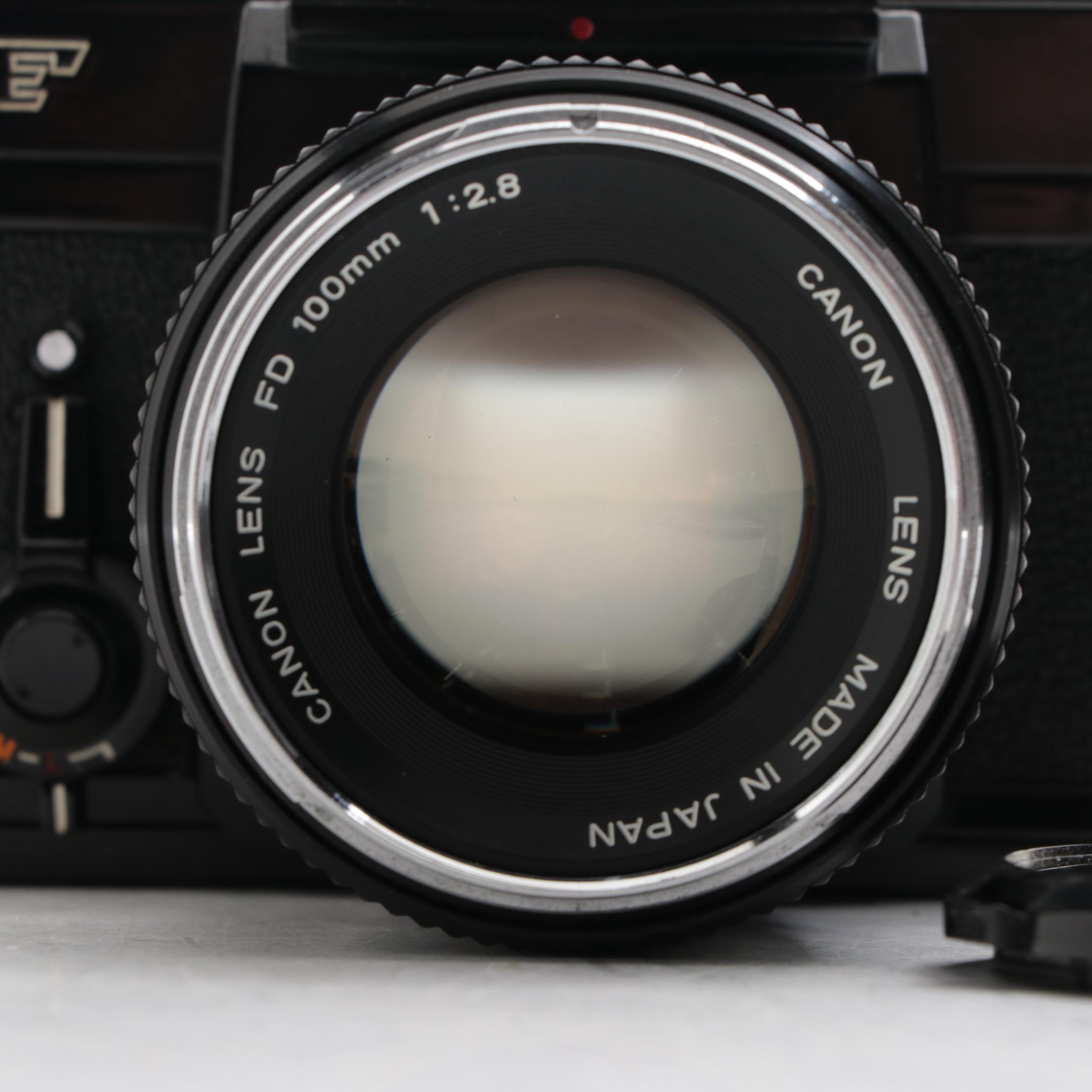 Canon Model EF and FTb 35 mm SLR Cameras, 1970s