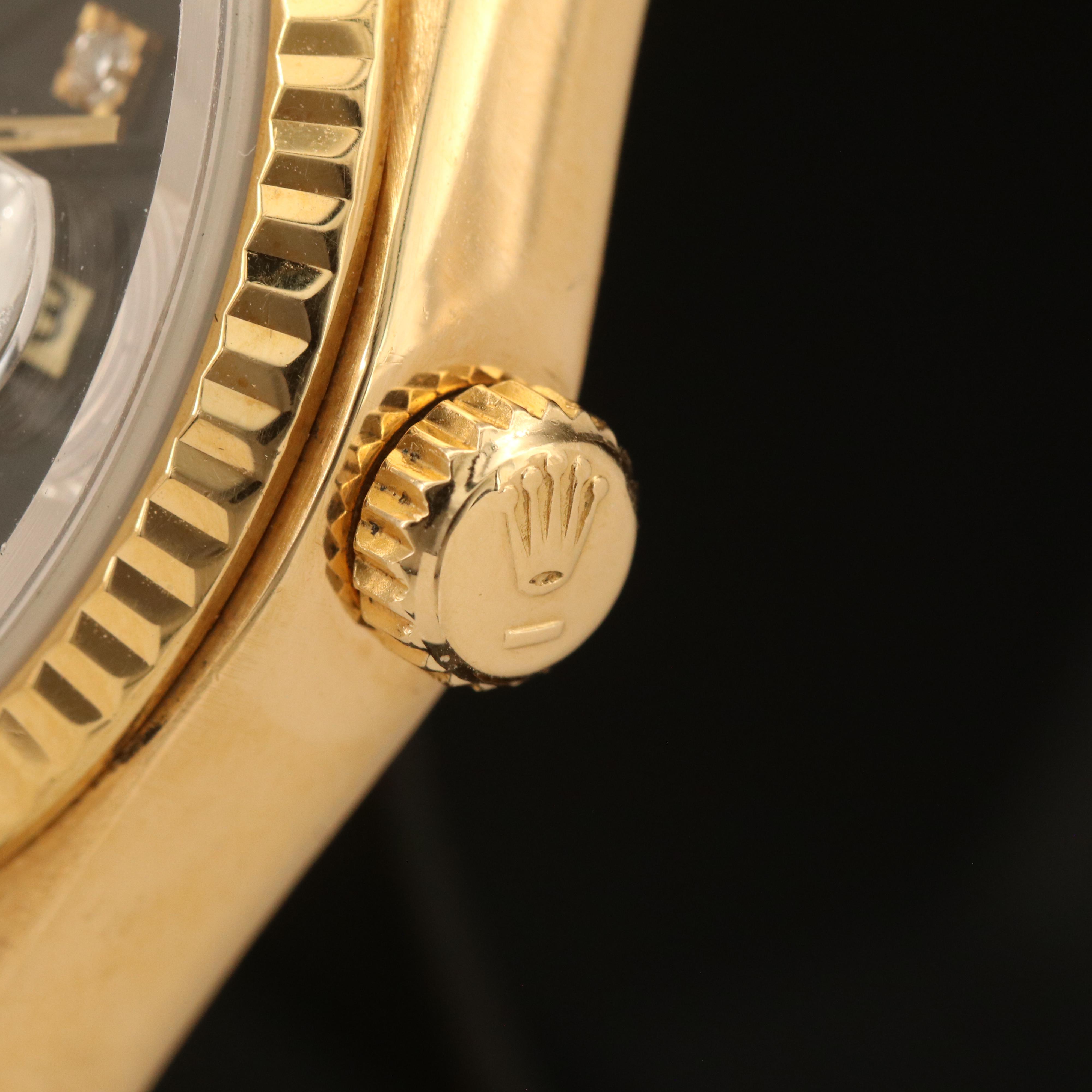 1979 Rolex Presidential Day-Date 18K Diamond Watch