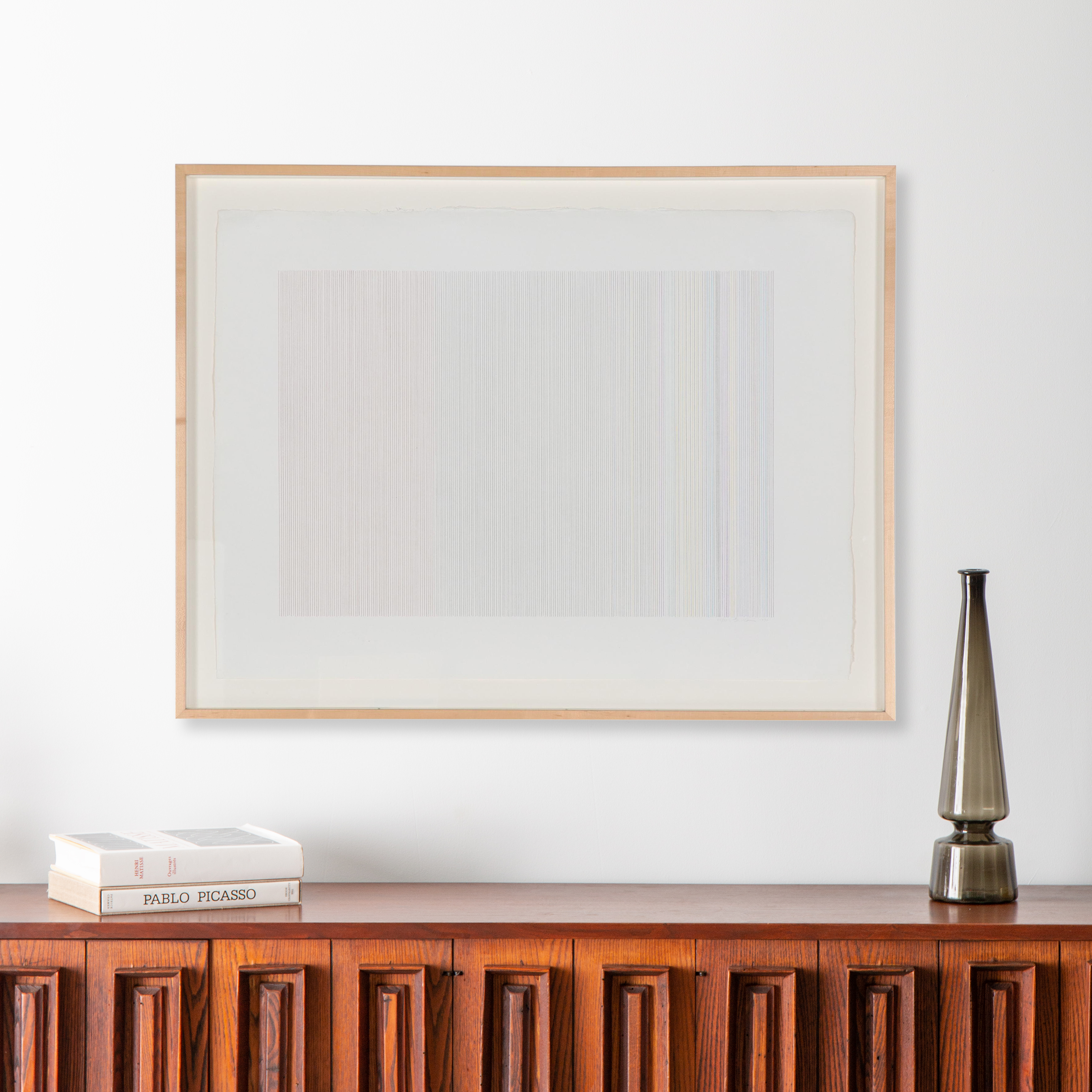 Gene B. Davis Color Lithograph "Narcissus," 1973