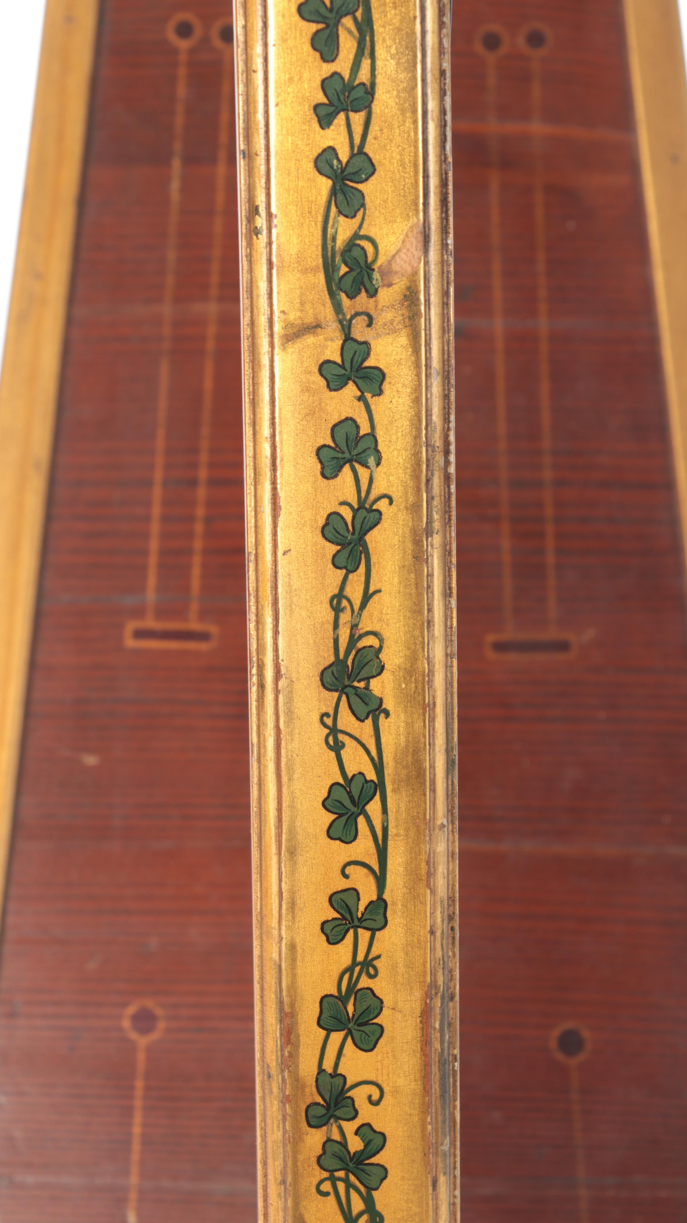 Clark Irish Harp With Stand, S/N 256, Circa 1912