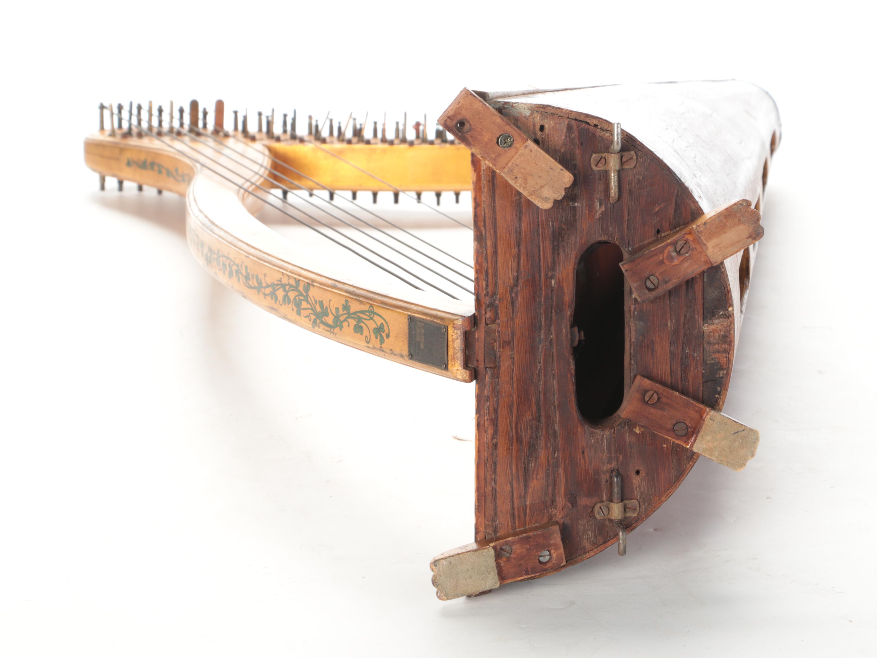 Clark Irish Harp With Stand, S/N 256, Circa 1912