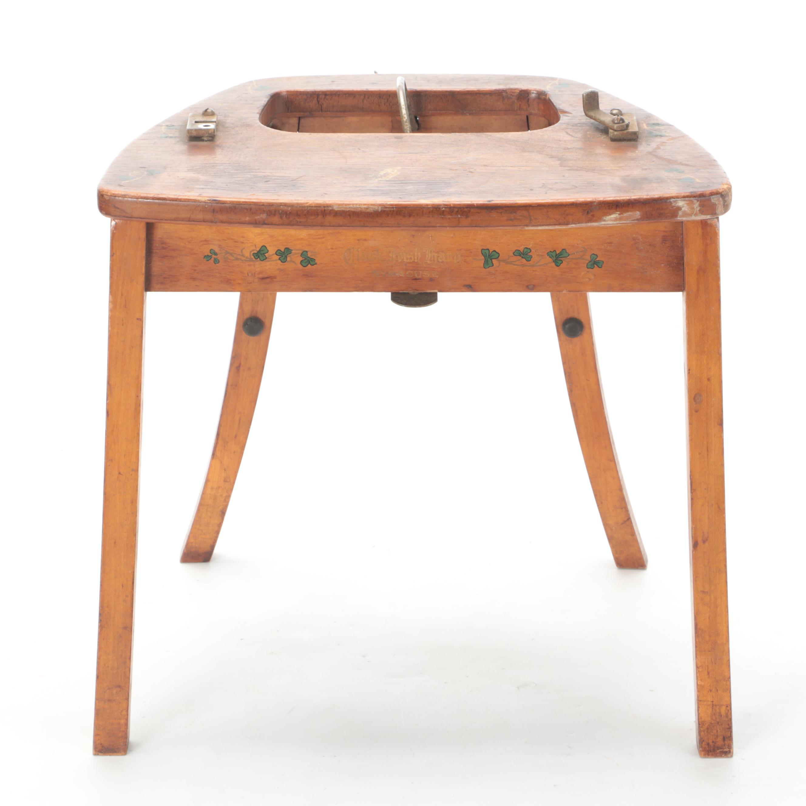 Clark Irish Harp With Stand, S/N 256, Circa 1912