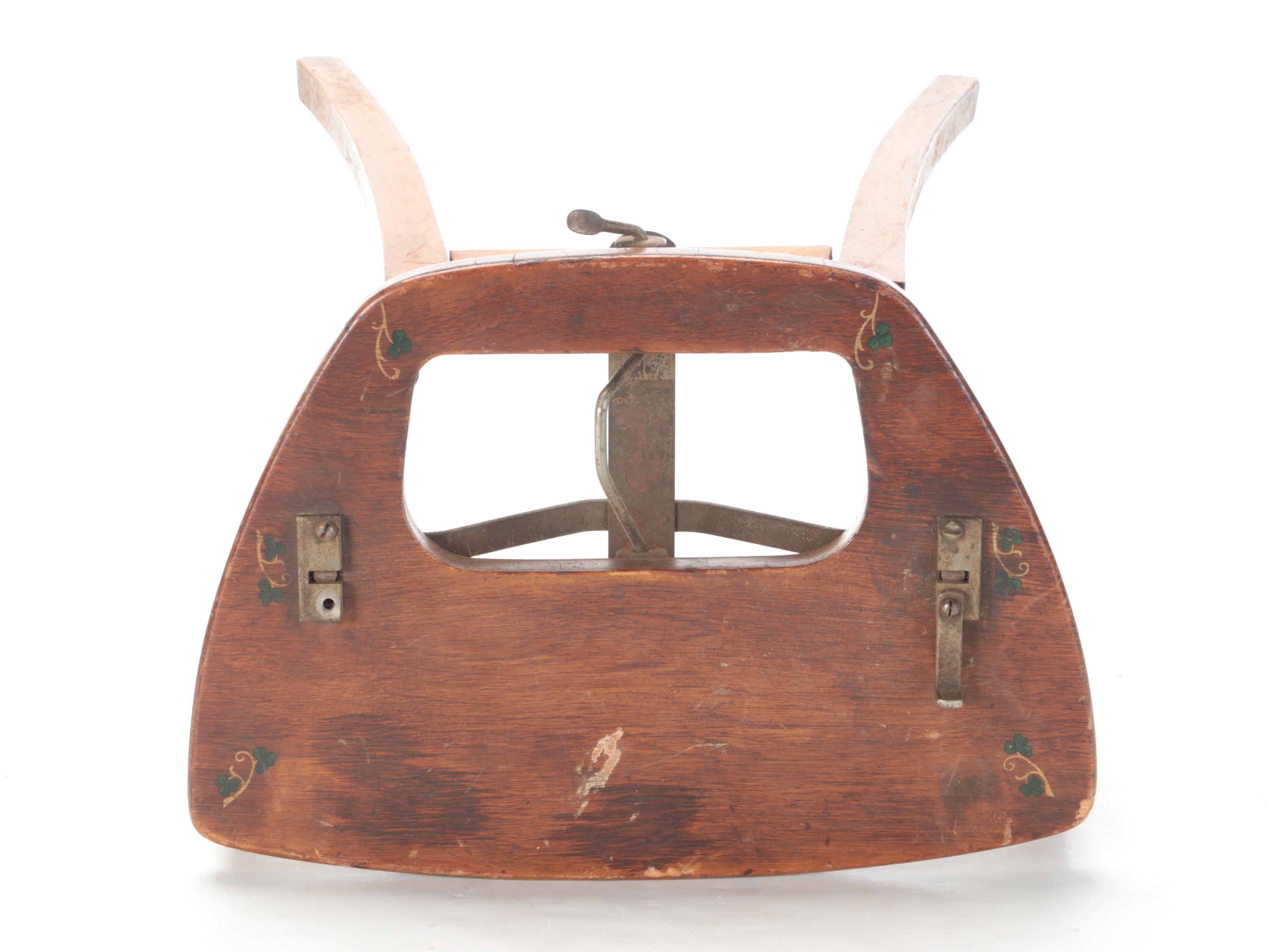 Clark Irish Harp With Stand, S/N 256, Circa 1912