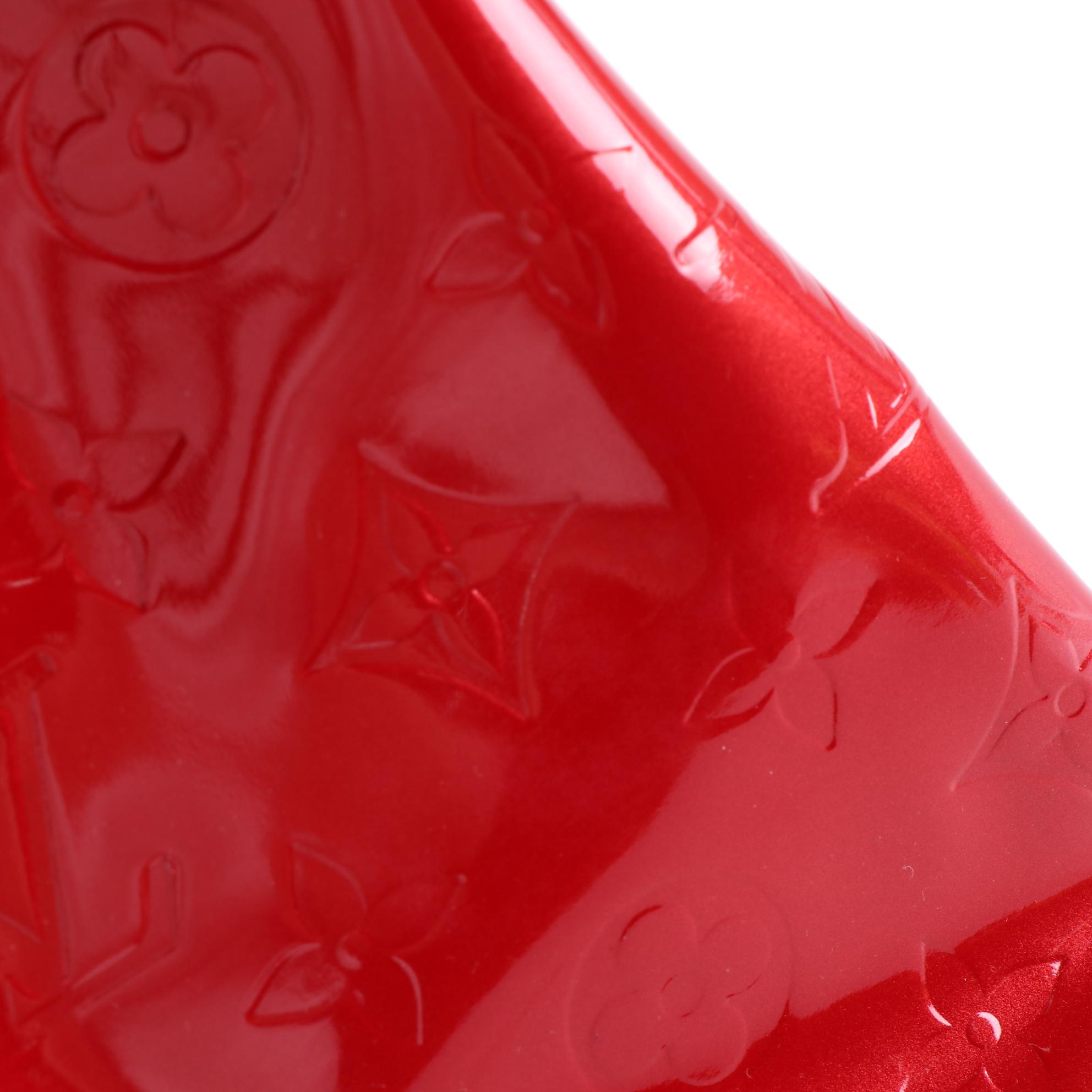 Louis Vuitton Reade PM Handbag in Monogram Vernis and Vachetta Leather