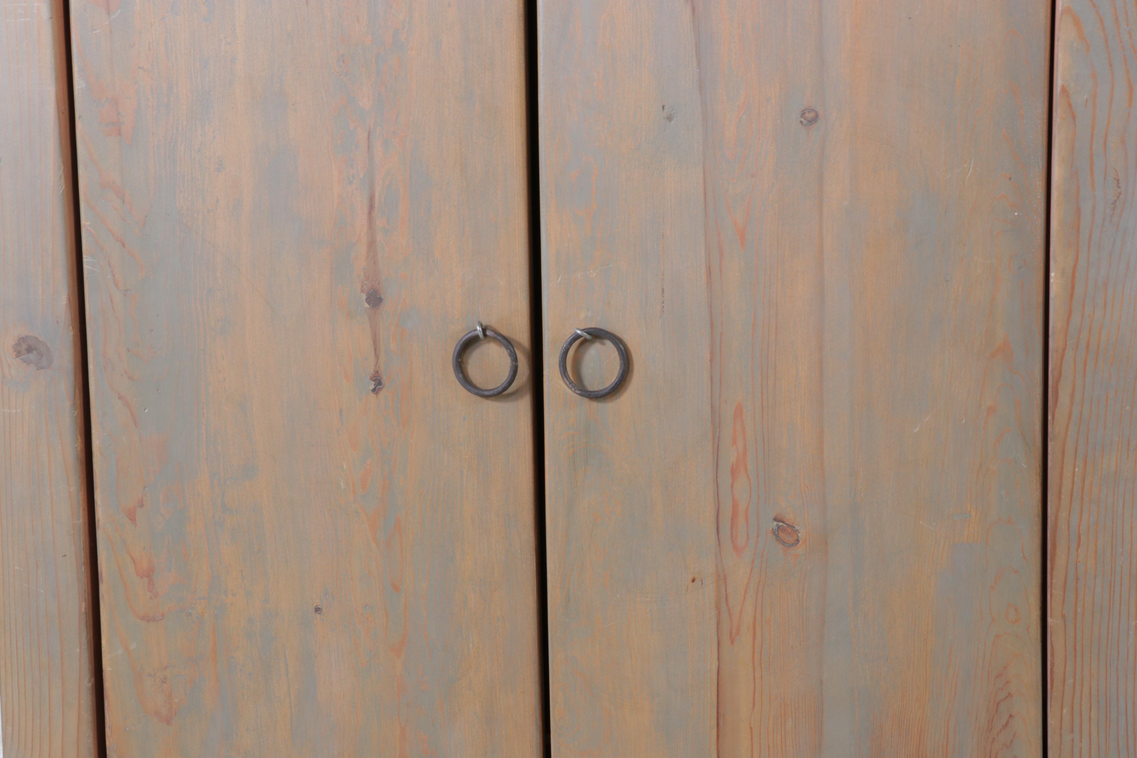 Cerused Pine Contemporary Cabinet