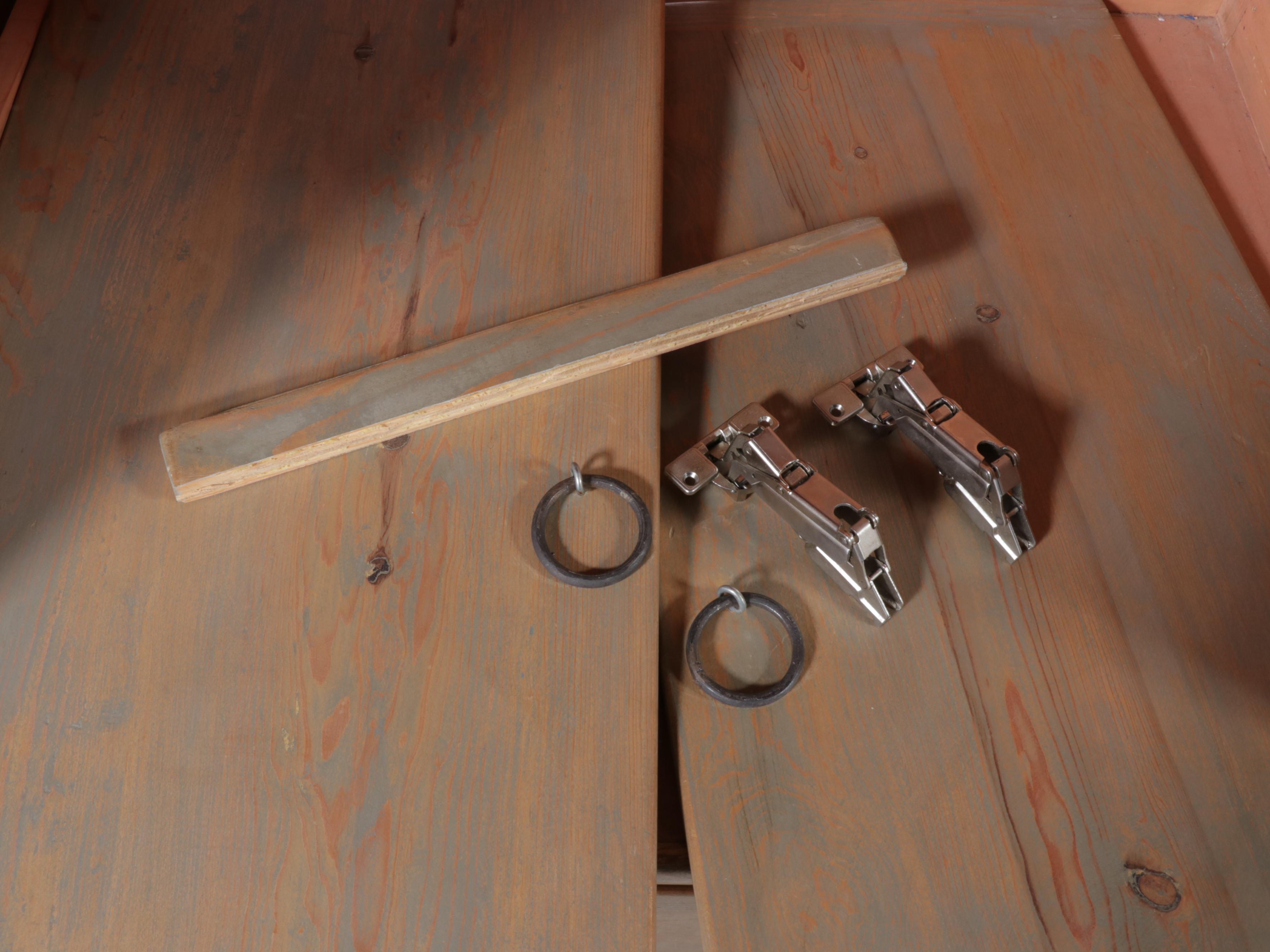 Cerused Pine Contemporary Cabinet