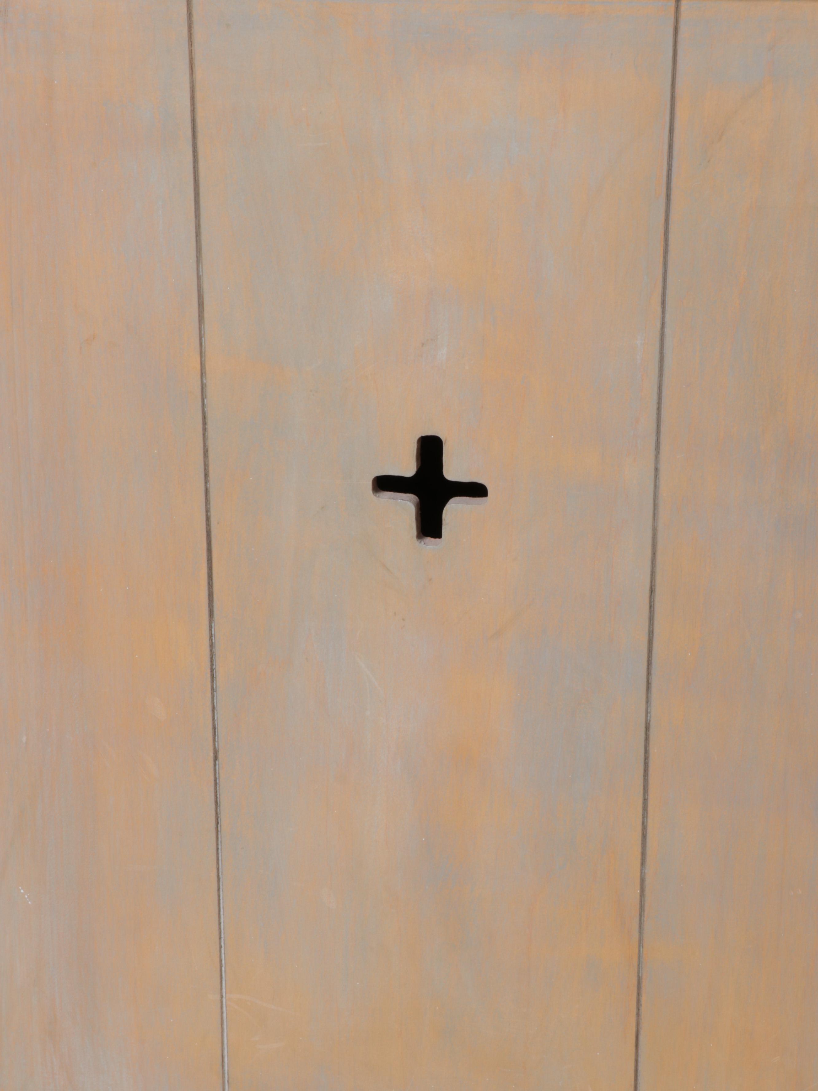 Cerused Pine Contemporary Cabinet