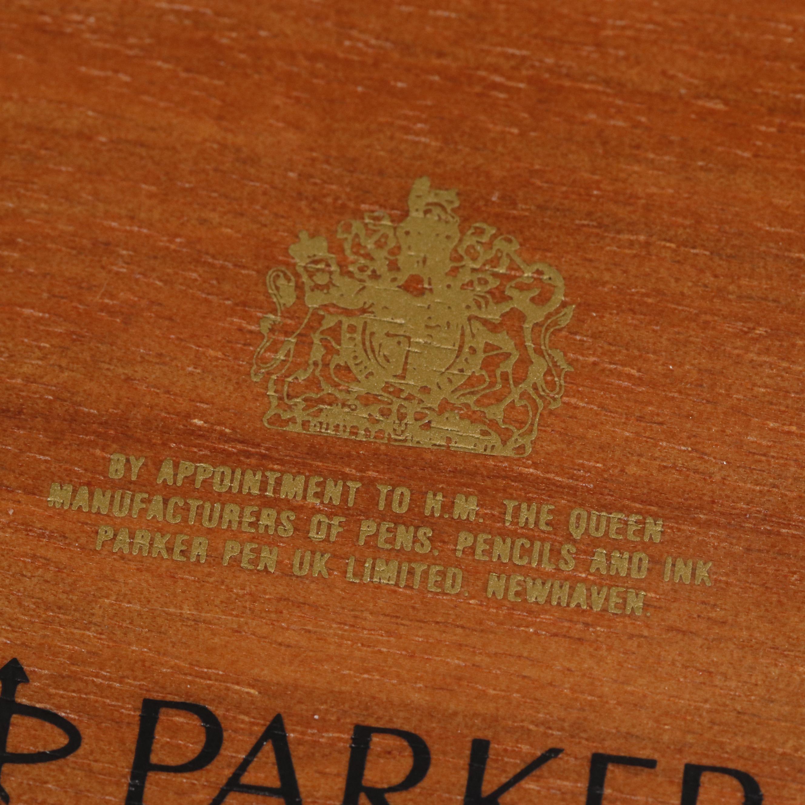 Parker Green Marble Duofold Centennial 18K Gold Nib Fountain Pen