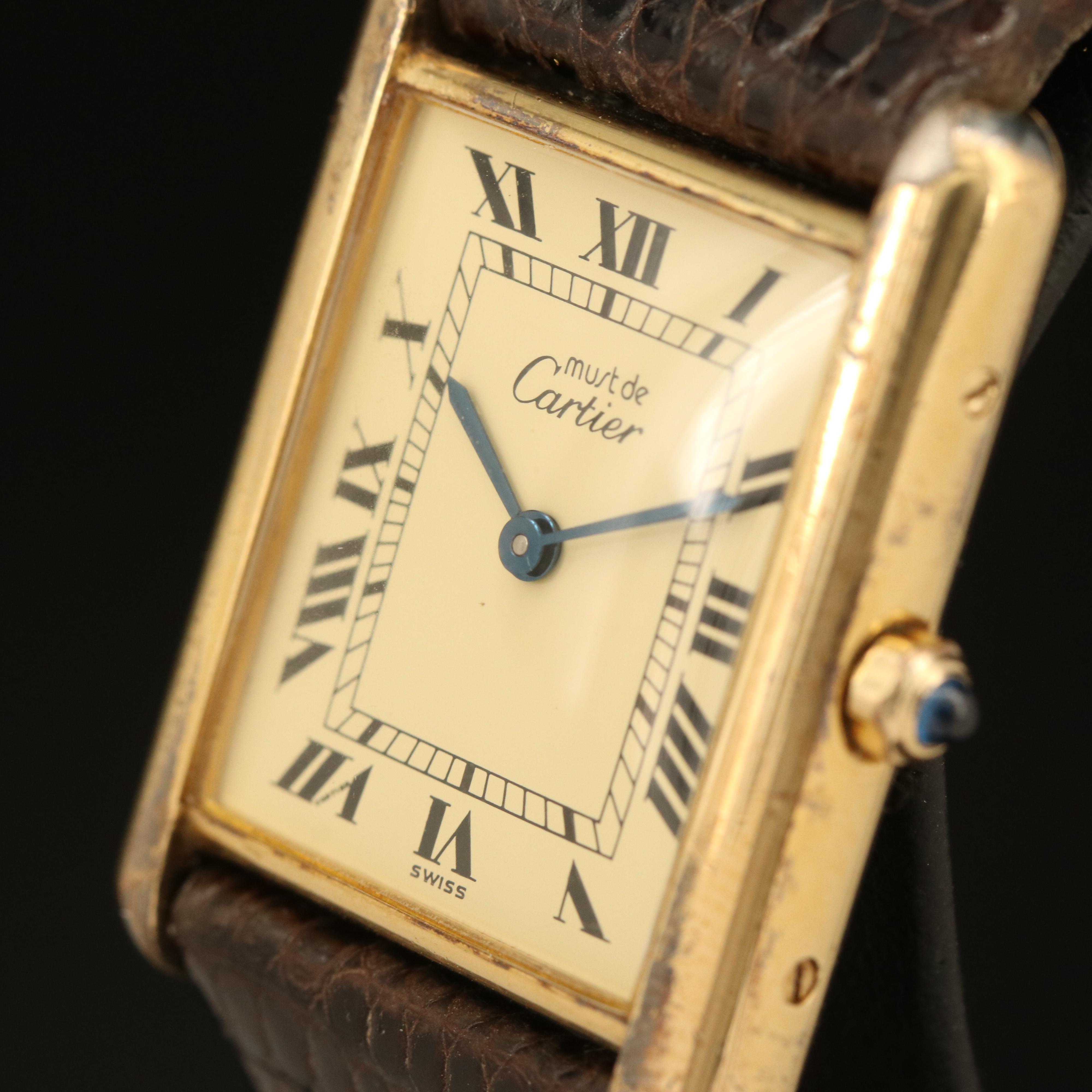 Must de Cartier Tank Quartz Watch