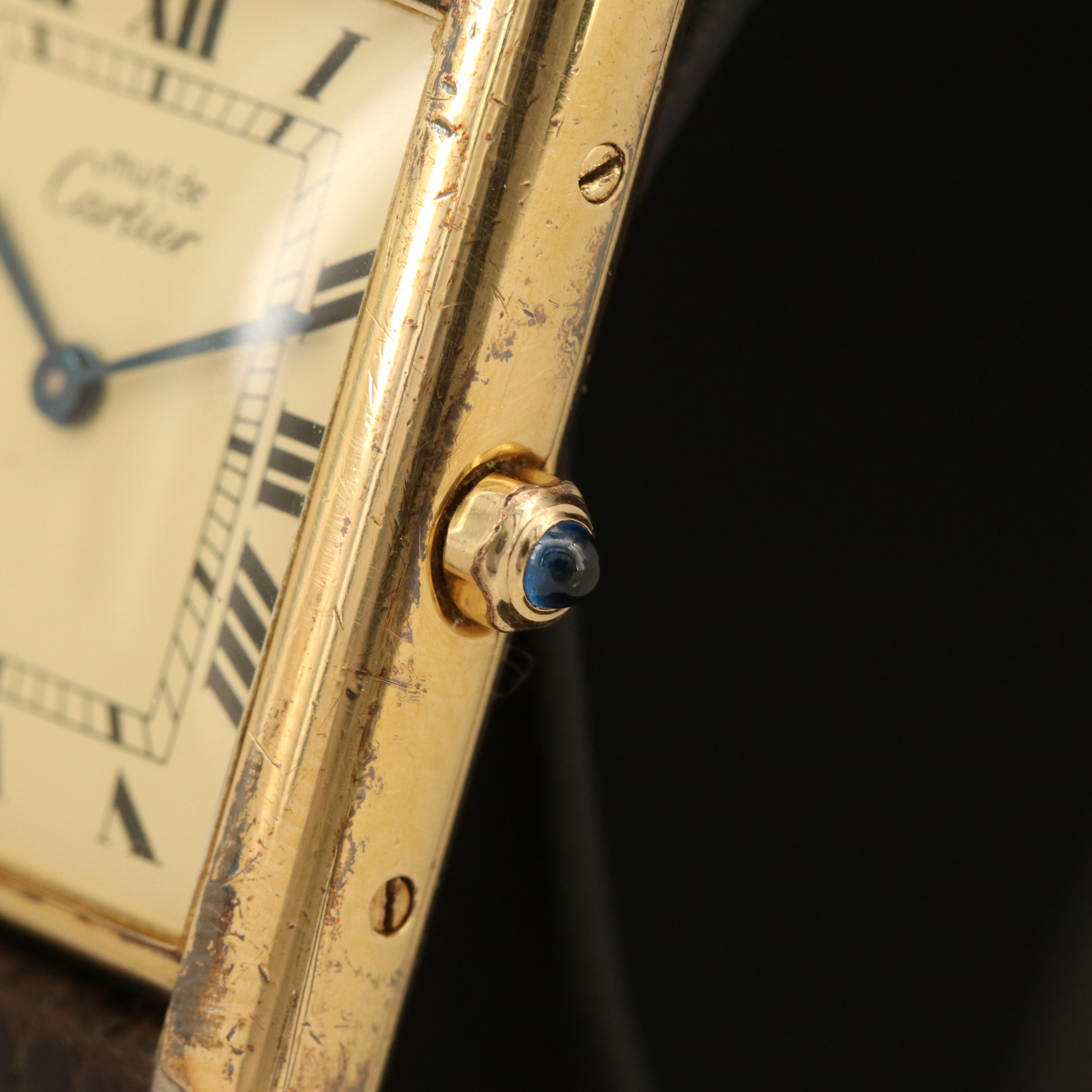 Must de Cartier Tank Quartz Watch