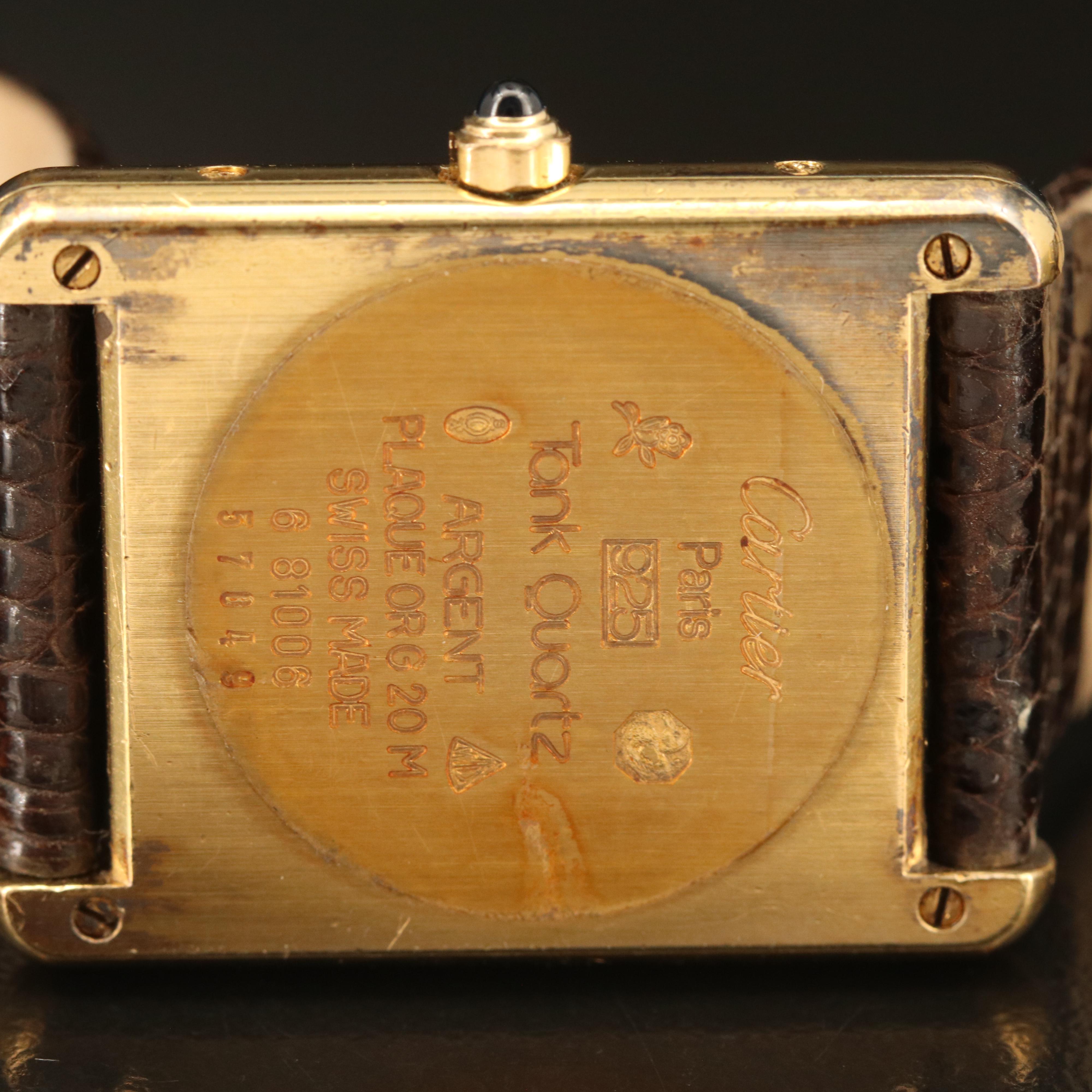 Must de Cartier Tank Quartz Watch