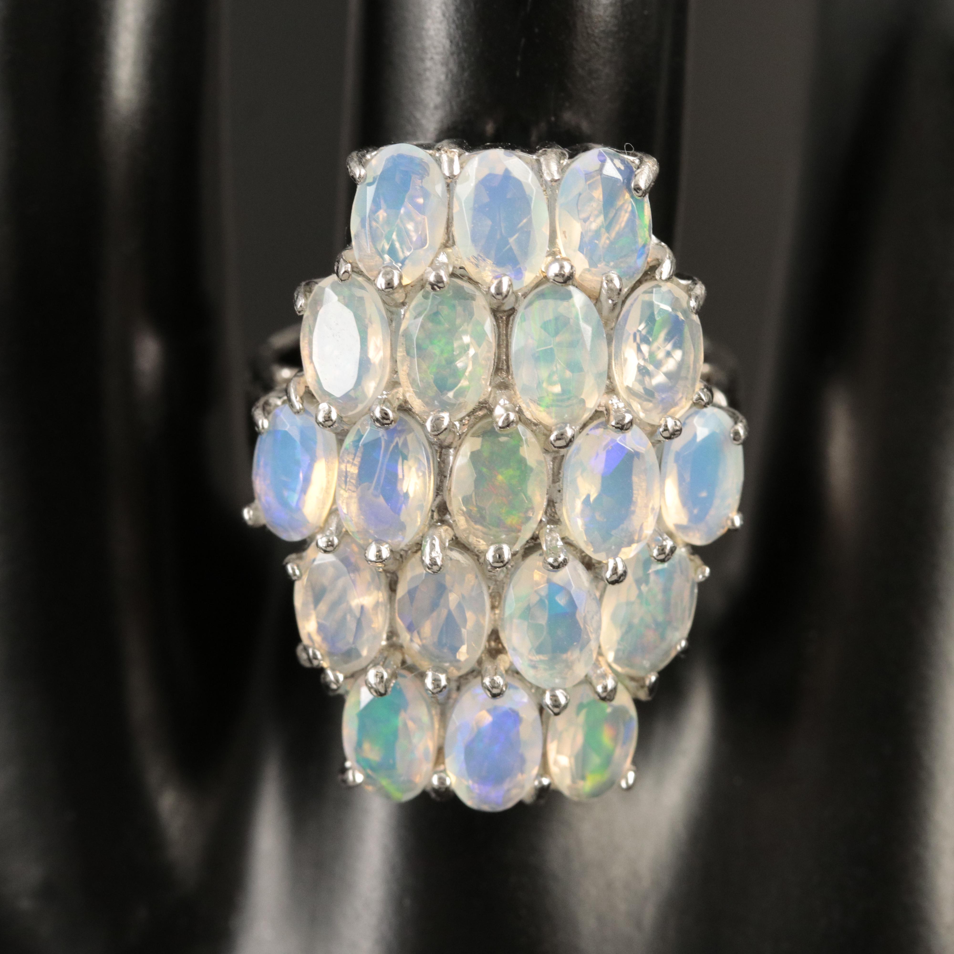 Sterling Opal Ring