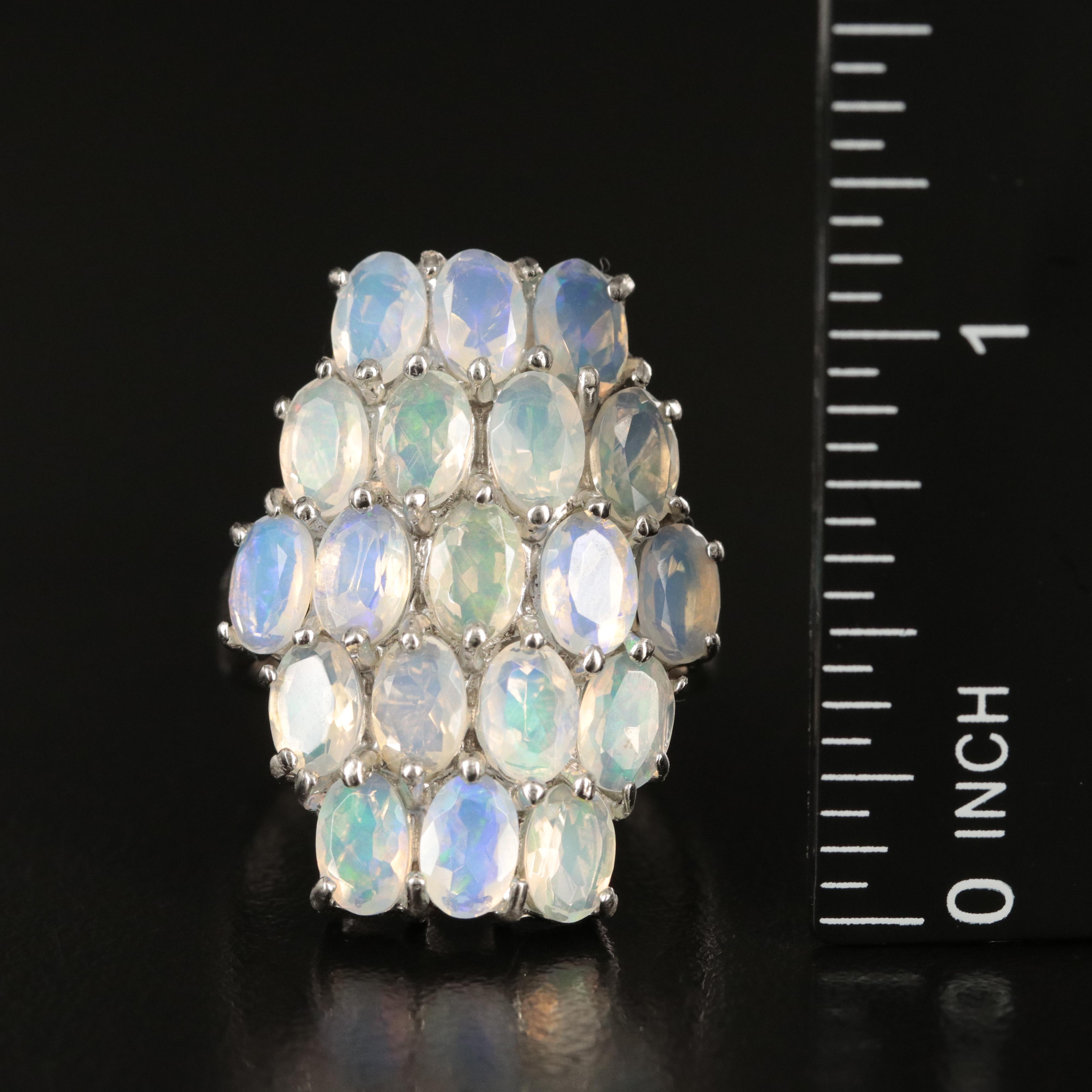 Sterling Opal Ring