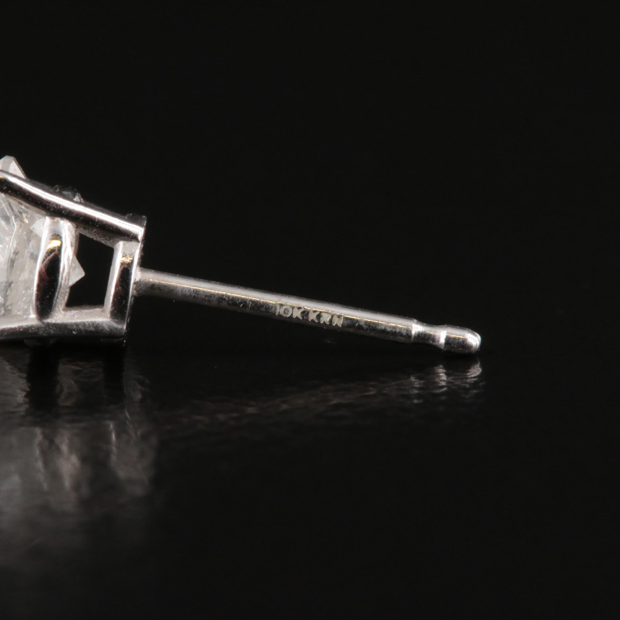10K 1.23 CTW Diamond Stud Earrings