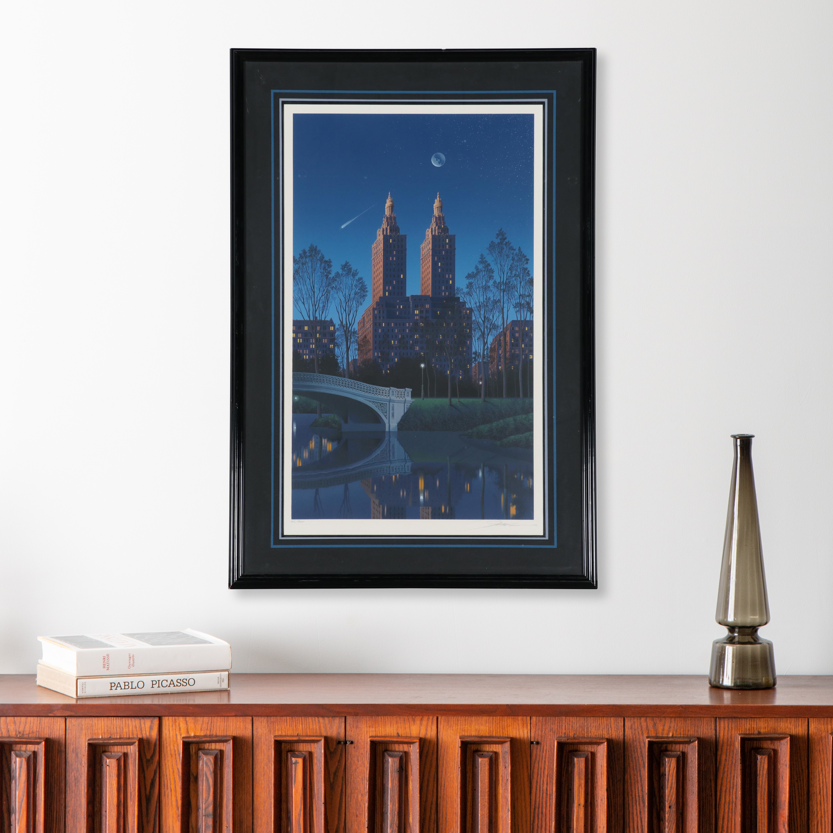 Jim Buckels Serigraph of Cityscape "San Remo"