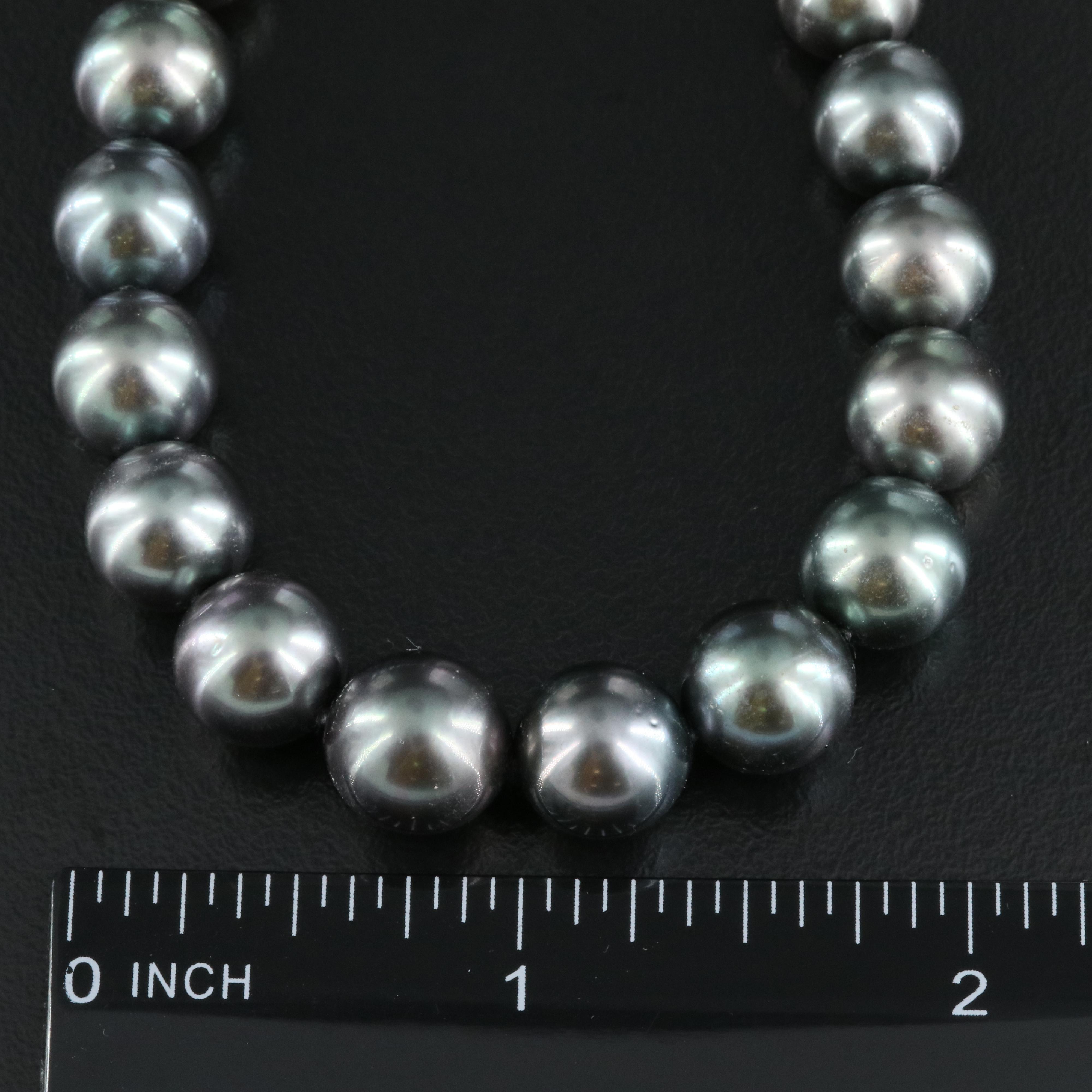Mikimoto 18K Pearl and Diamond Necklace