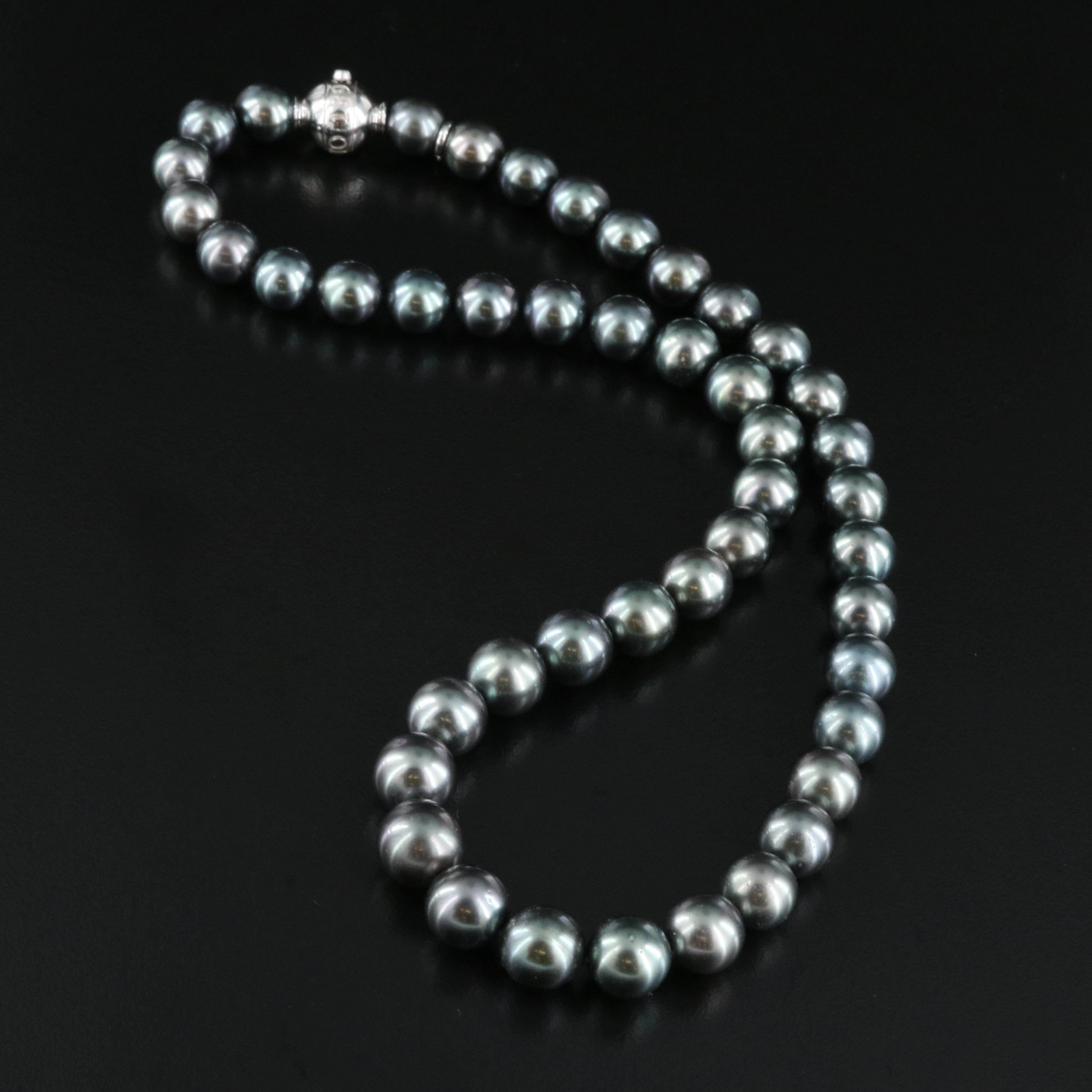 Mikimoto 18K Pearl and Diamond Necklace