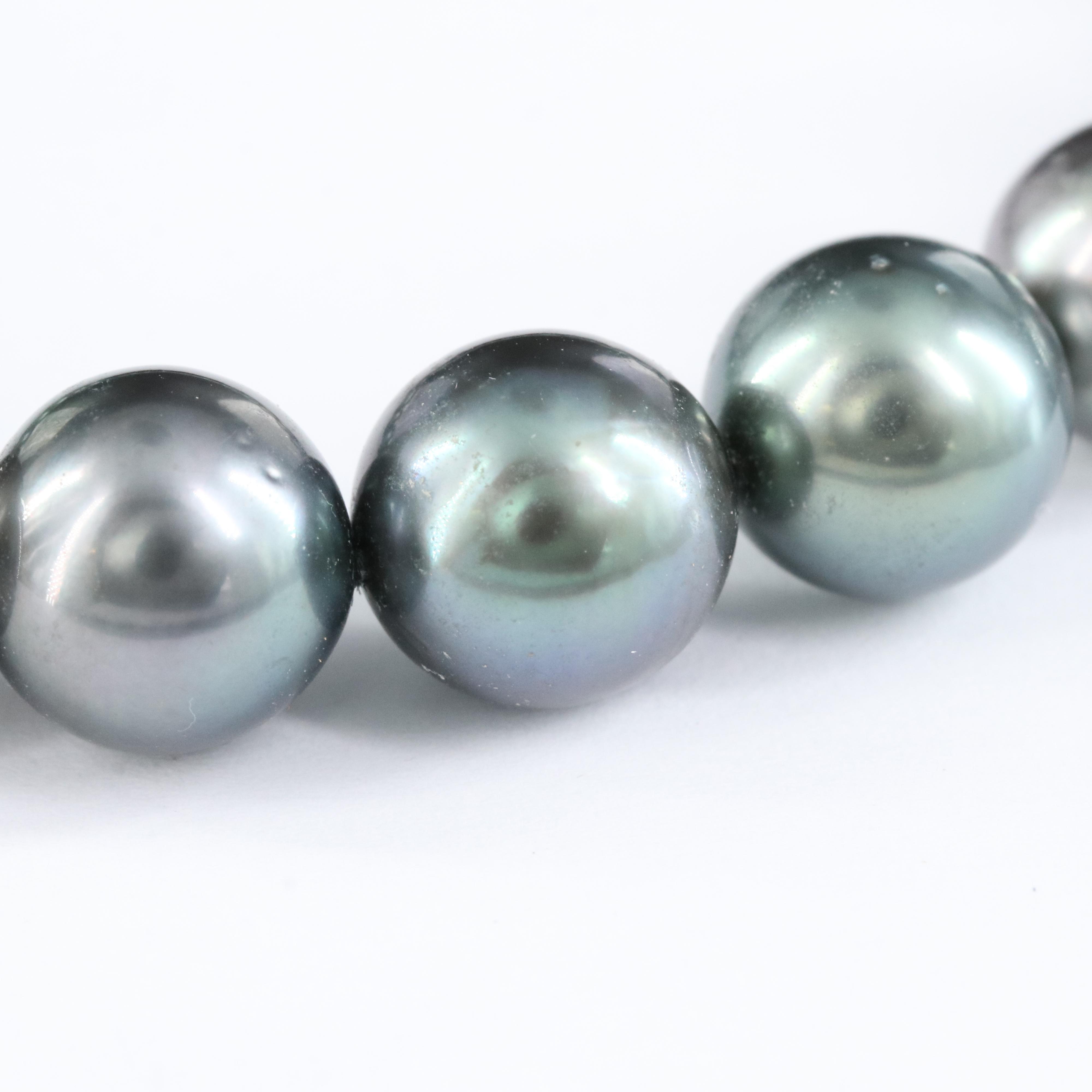 Mikimoto 18K Pearl and Diamond Necklace