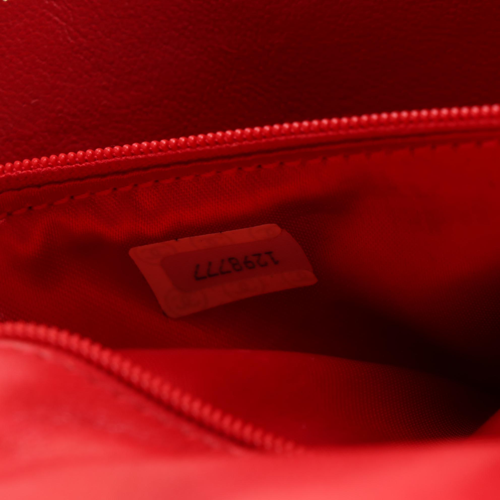 Chanel CC Flap Front Shoulder Bag in Quilted Lambskin