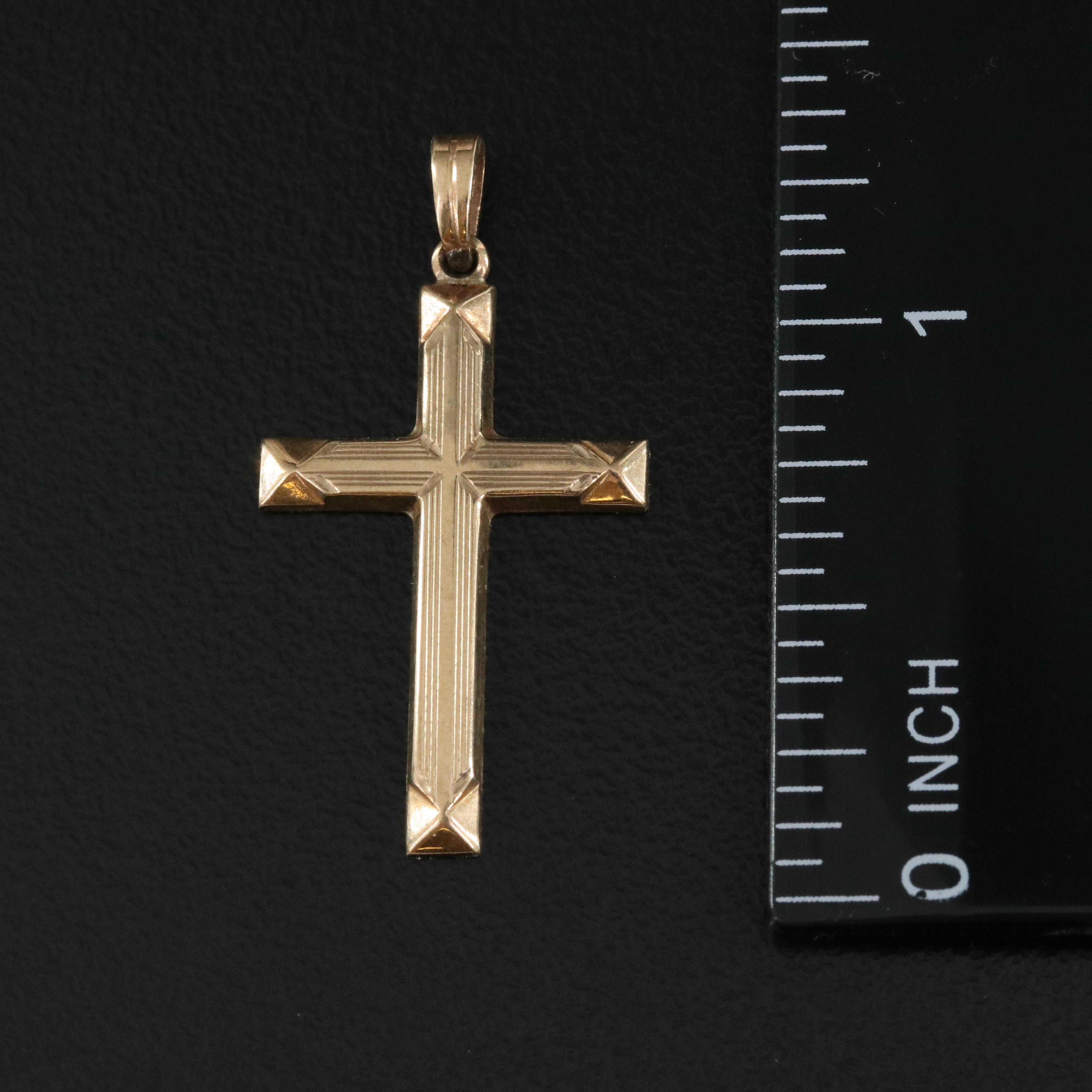 10K Cross Pendant