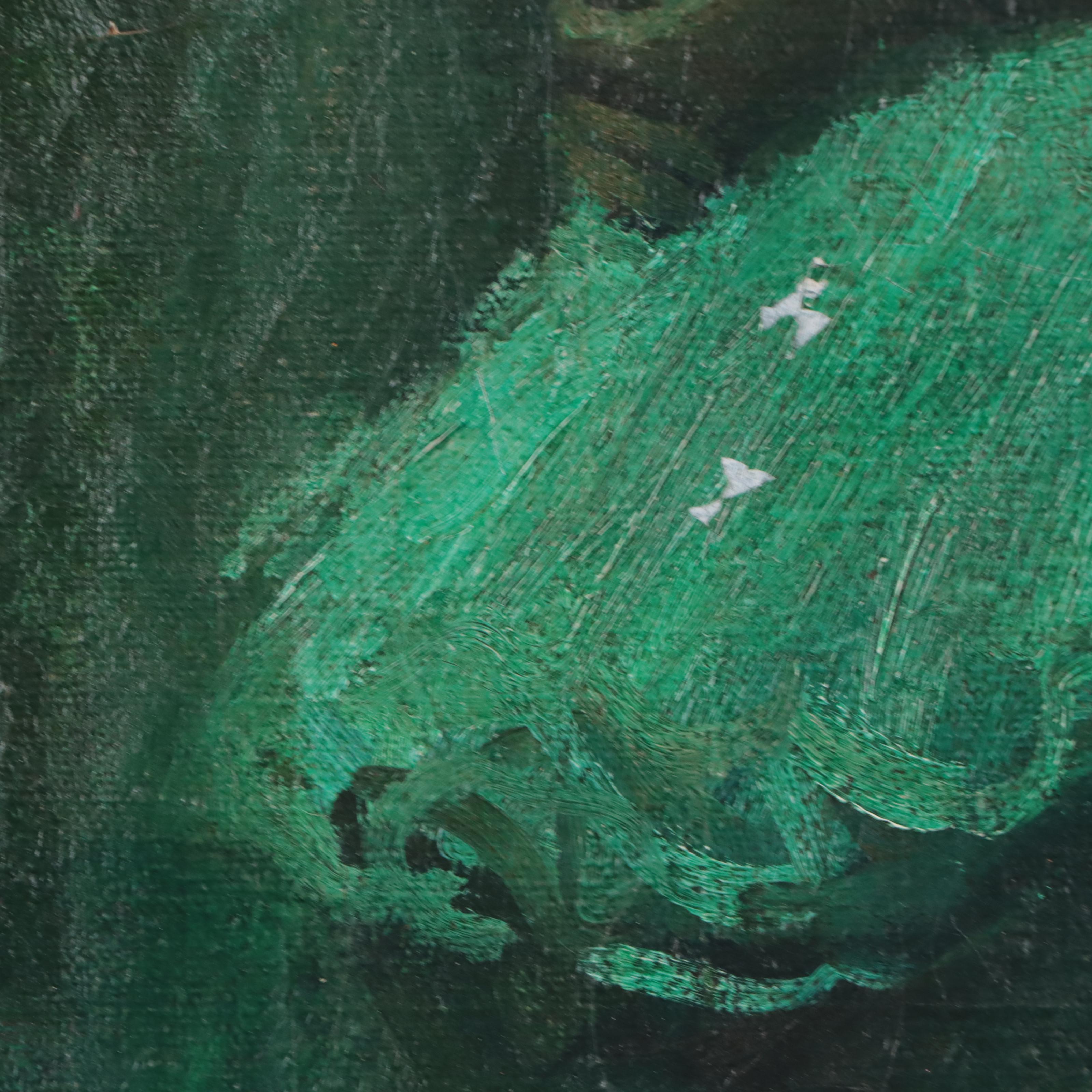 Moses Soyer Oil Painting "Dancer," Circa 1955