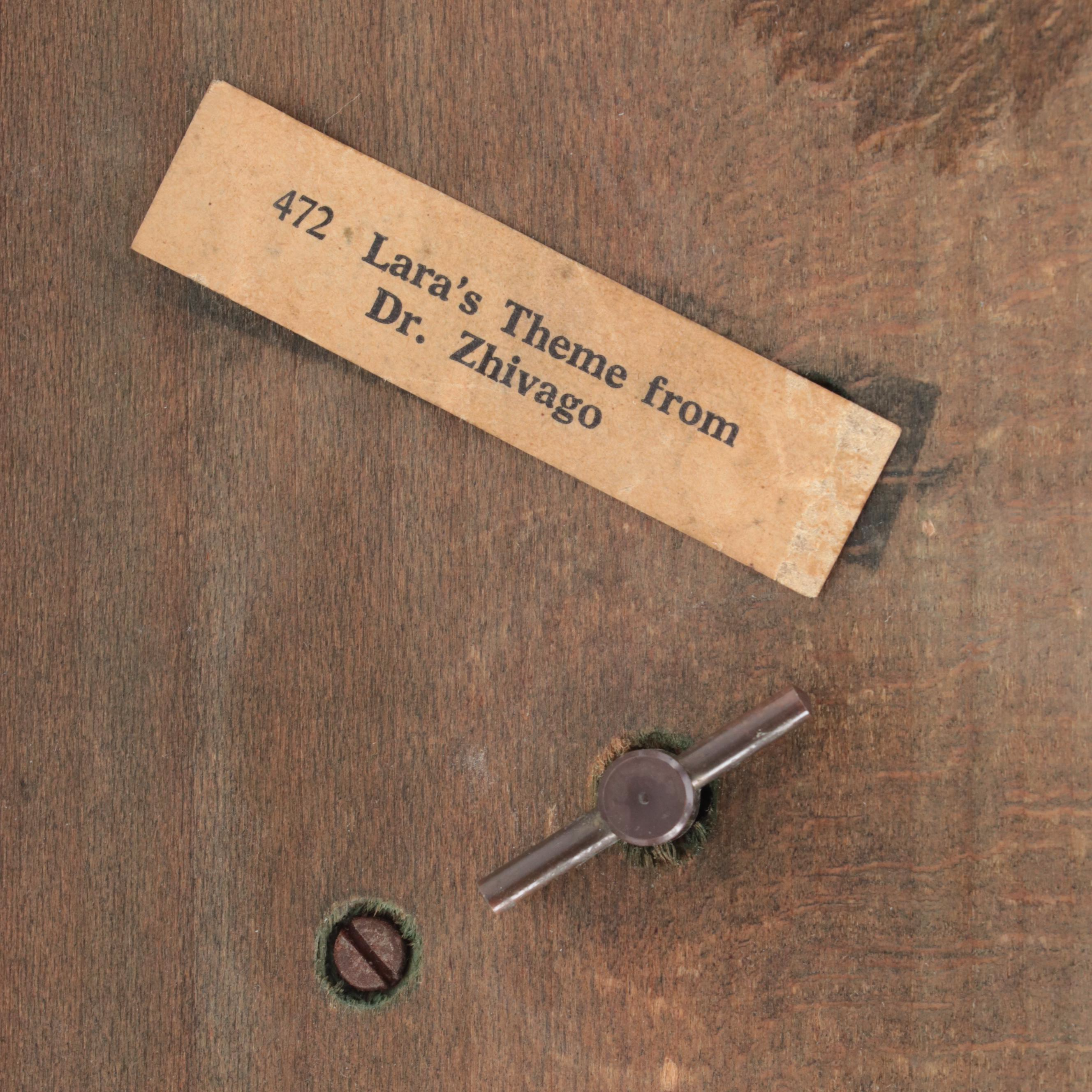 Hand-Carved Wooden Chest Music Box