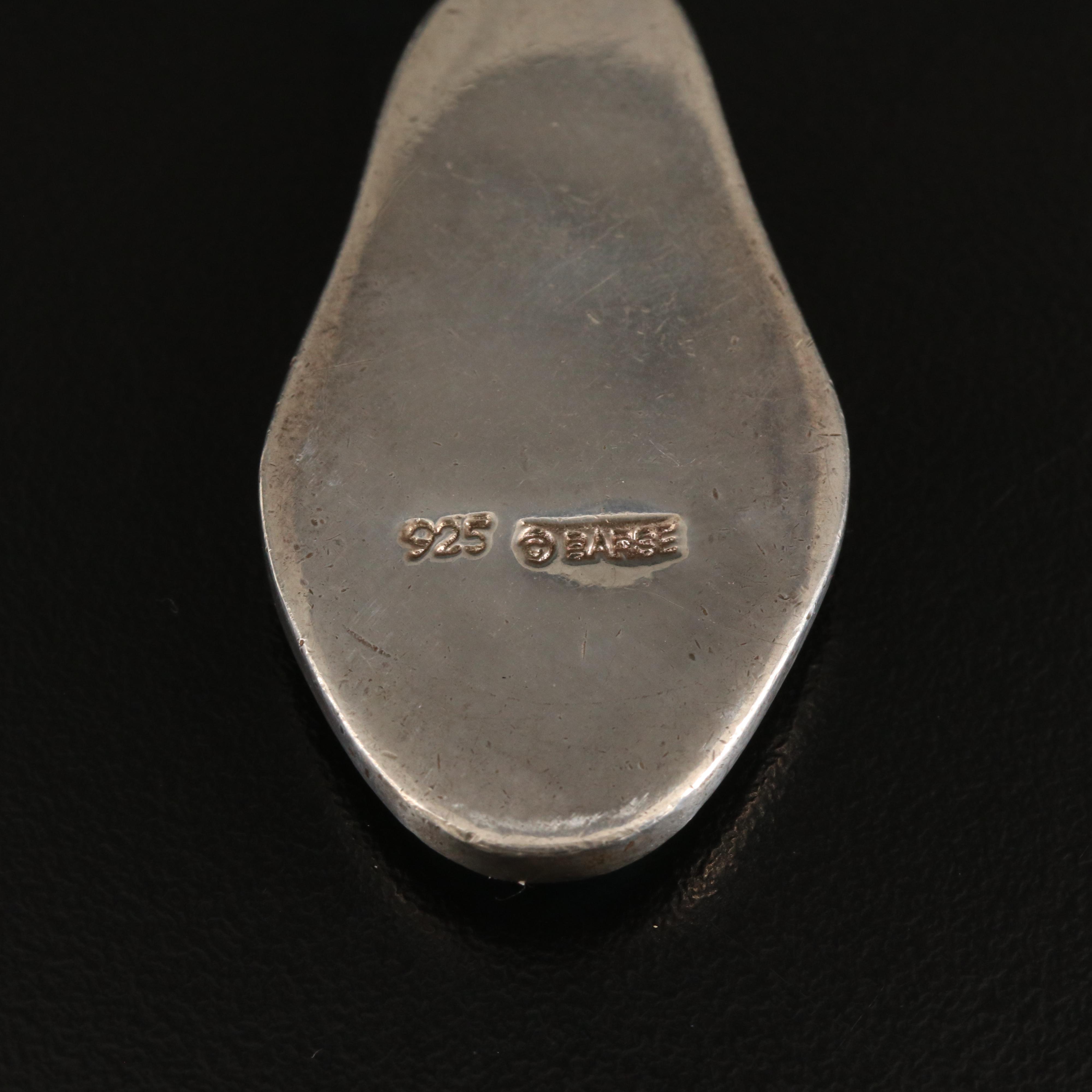 Barse Sterling Turquoise, Horn and Serpentine Necklace