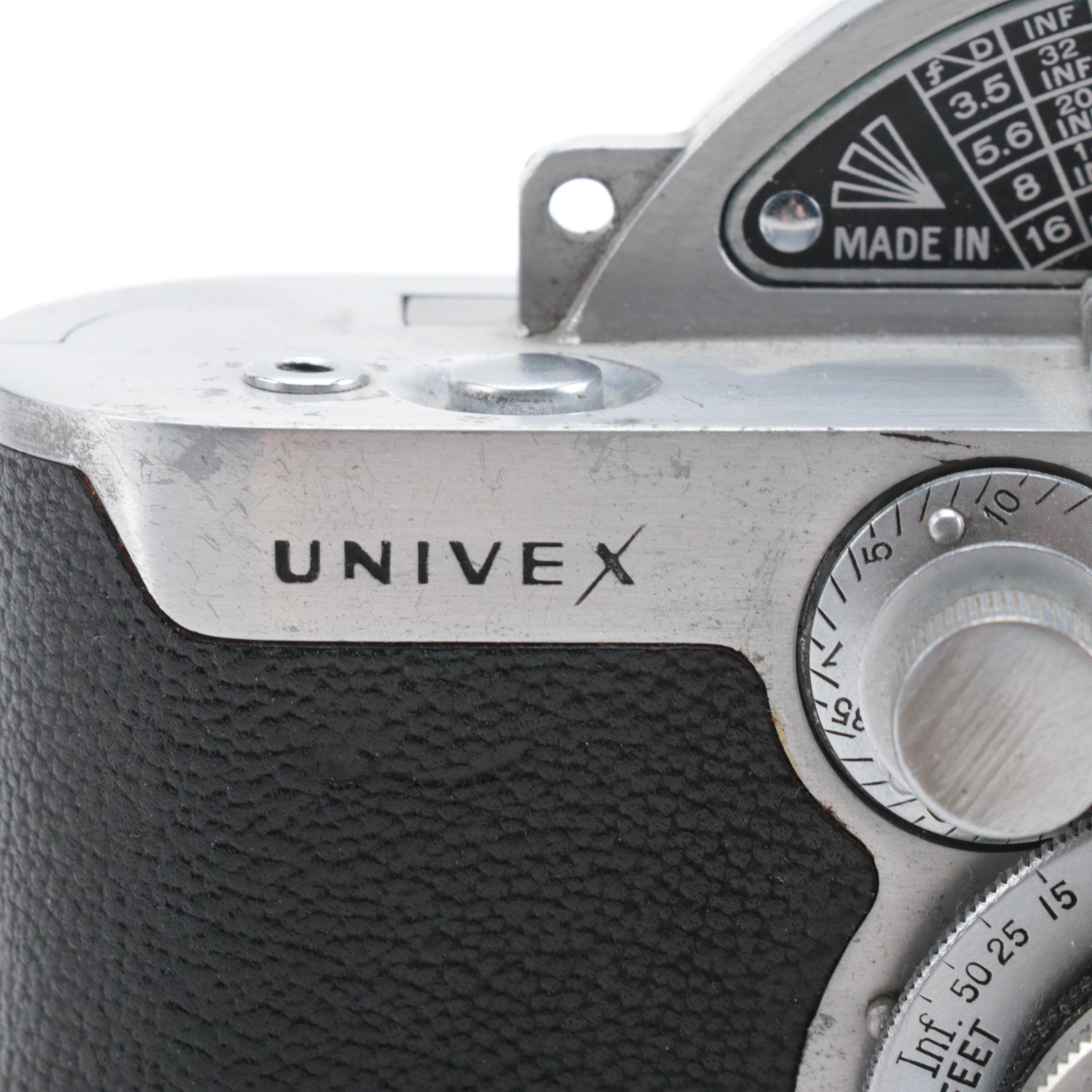 Univex Mercury and Zeiss Ikon 35 mm Rangefinder Cameras, Mid-20th Century