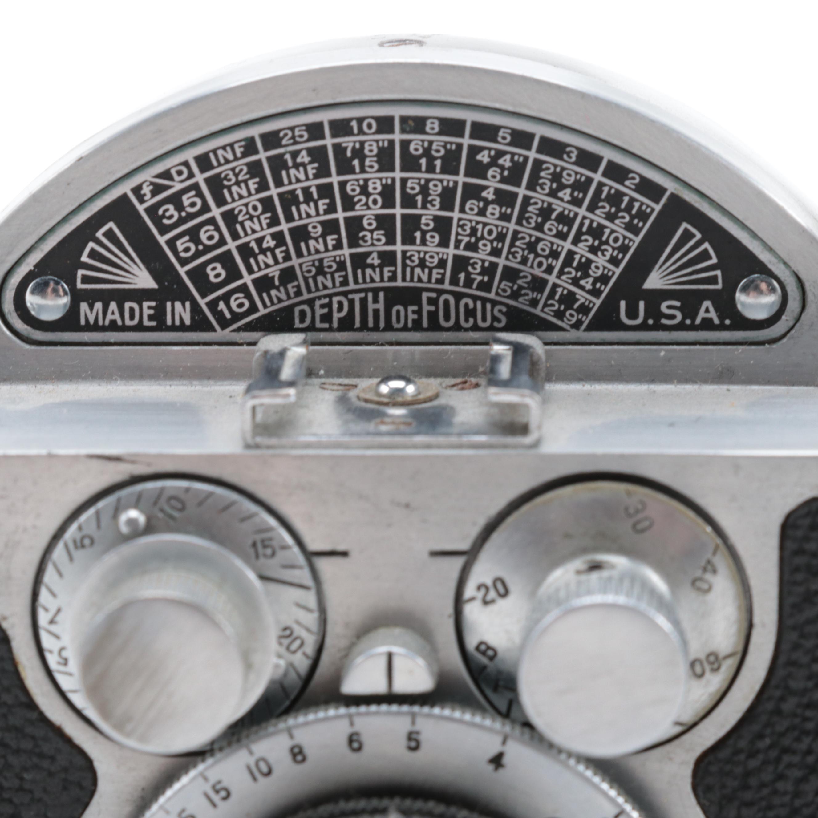 Univex Mercury and Zeiss Ikon 35 mm Rangefinder Cameras, Mid-20th Century