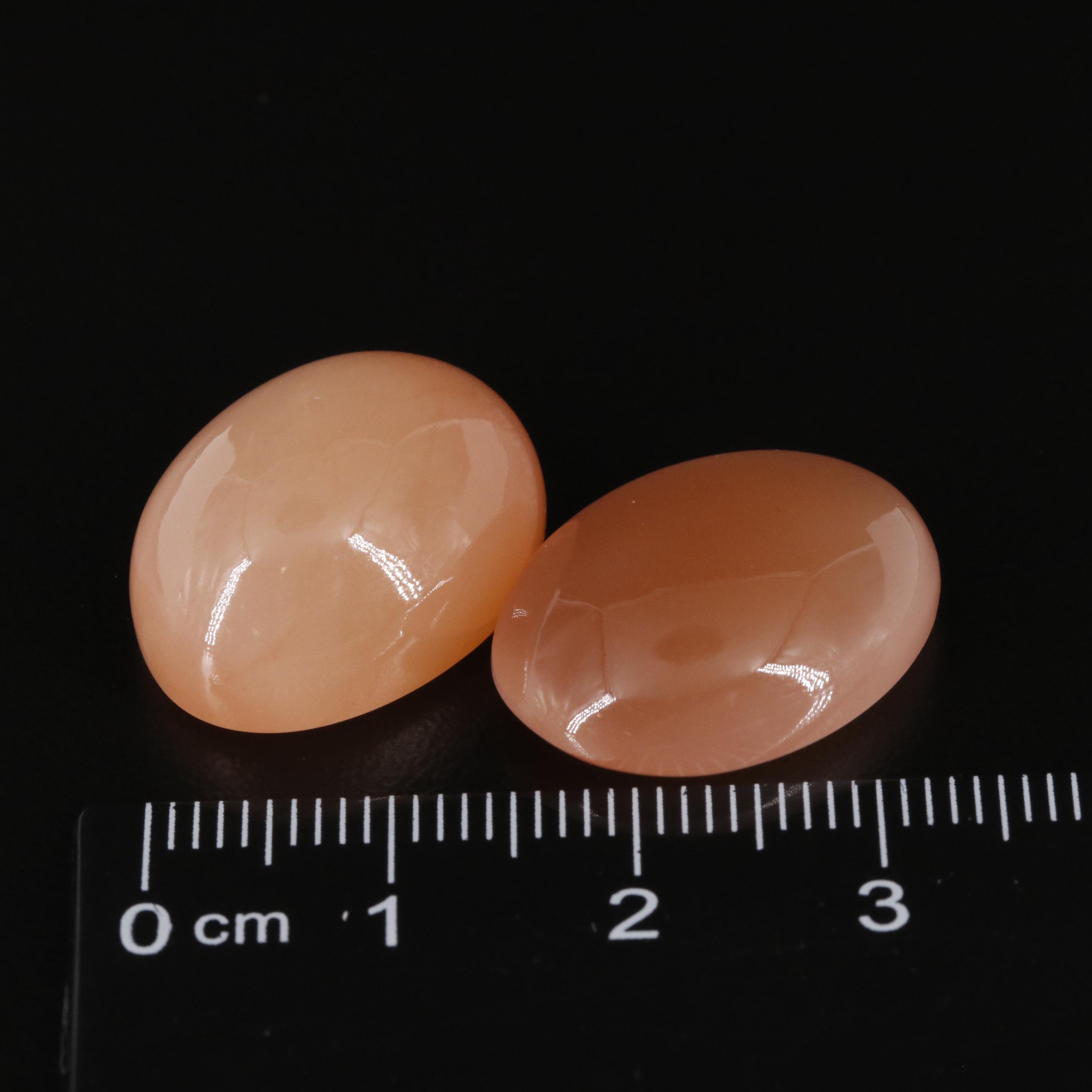 Loose 36.09 CTW Peach Moonstone