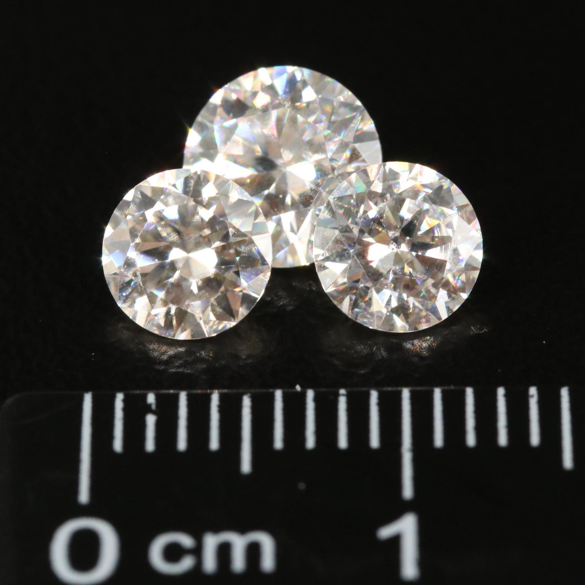 loose 2.07 CTW Moissanite Lot