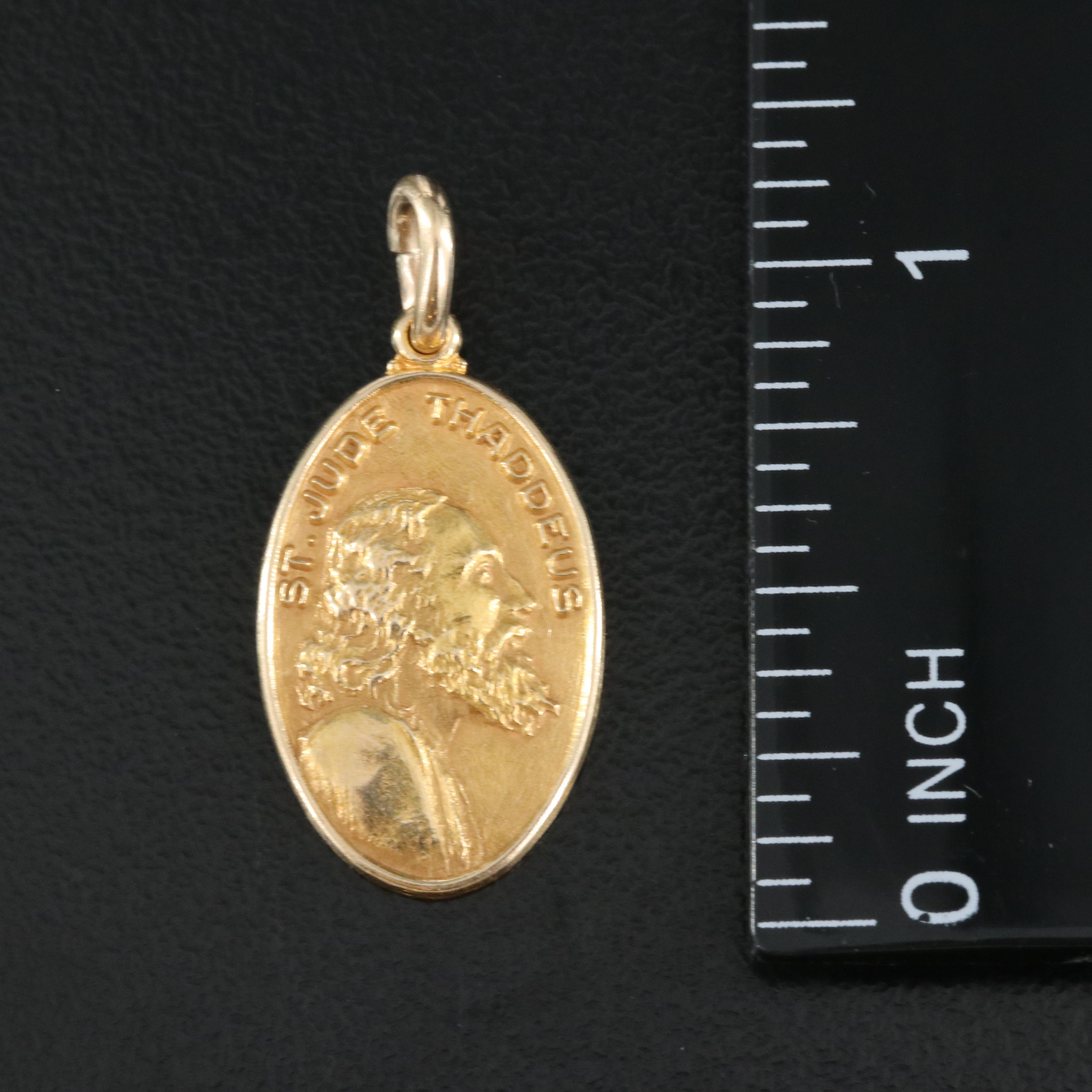 14K Saint Jude Pendant