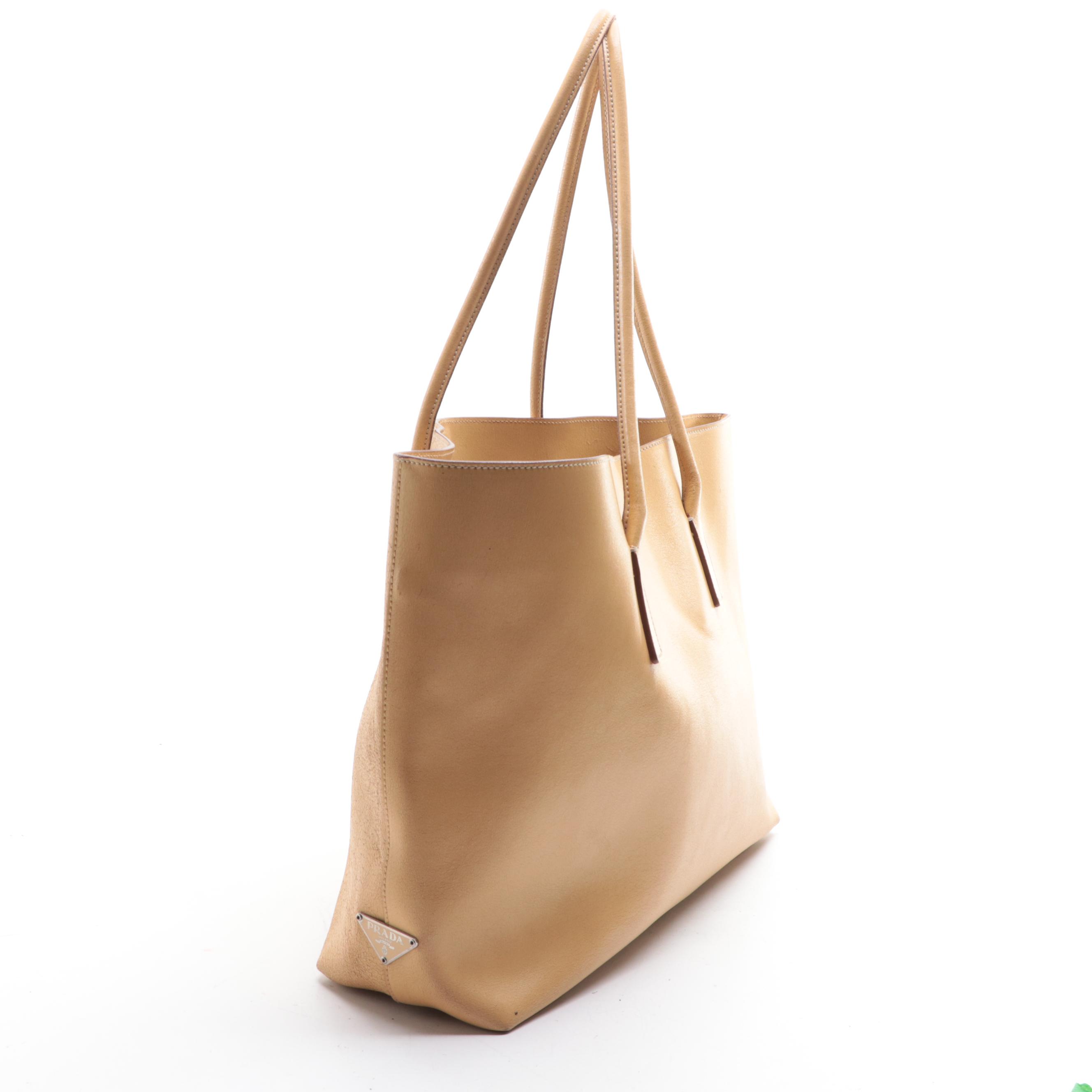 Prada Leather Tote Bag