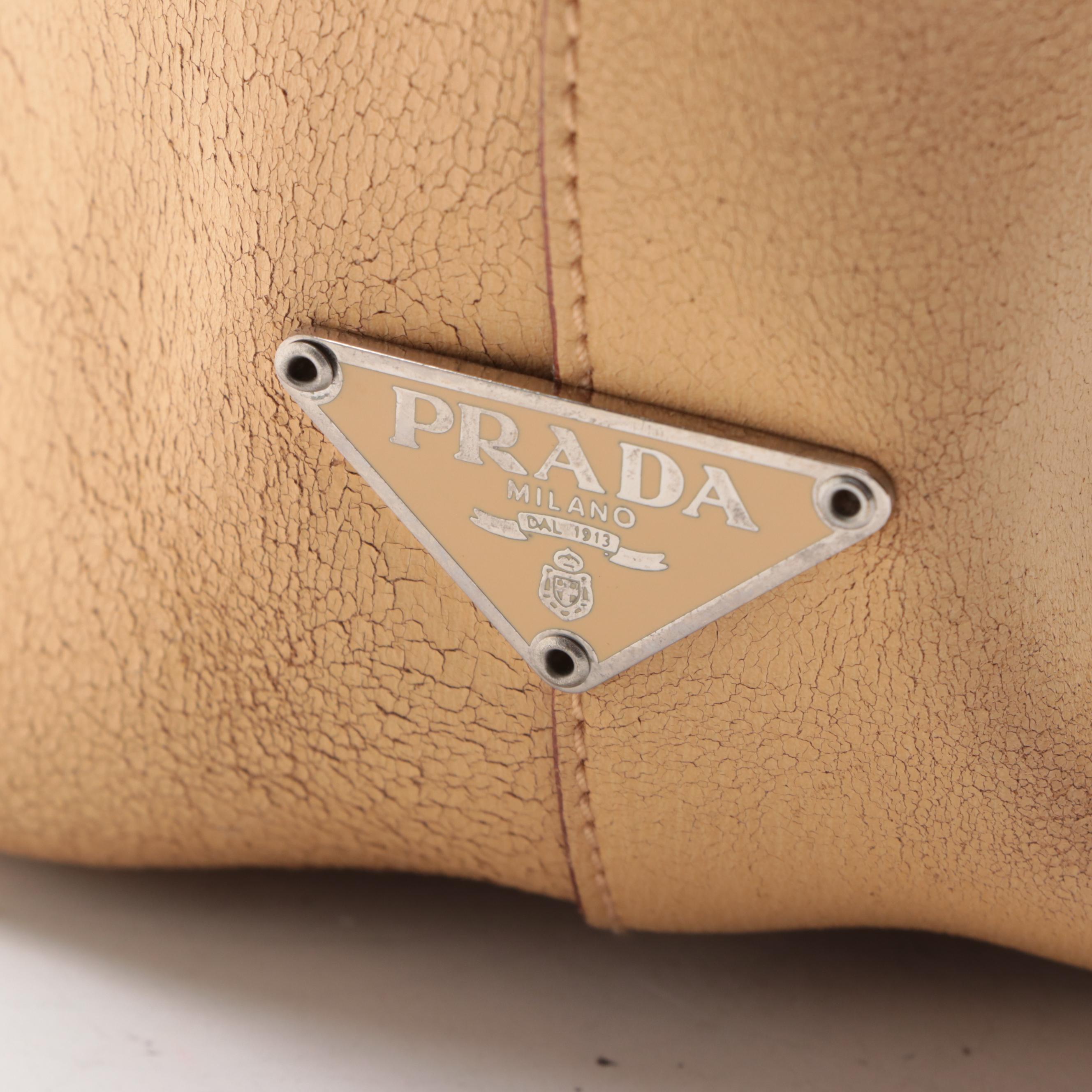 Prada Leather Tote Bag