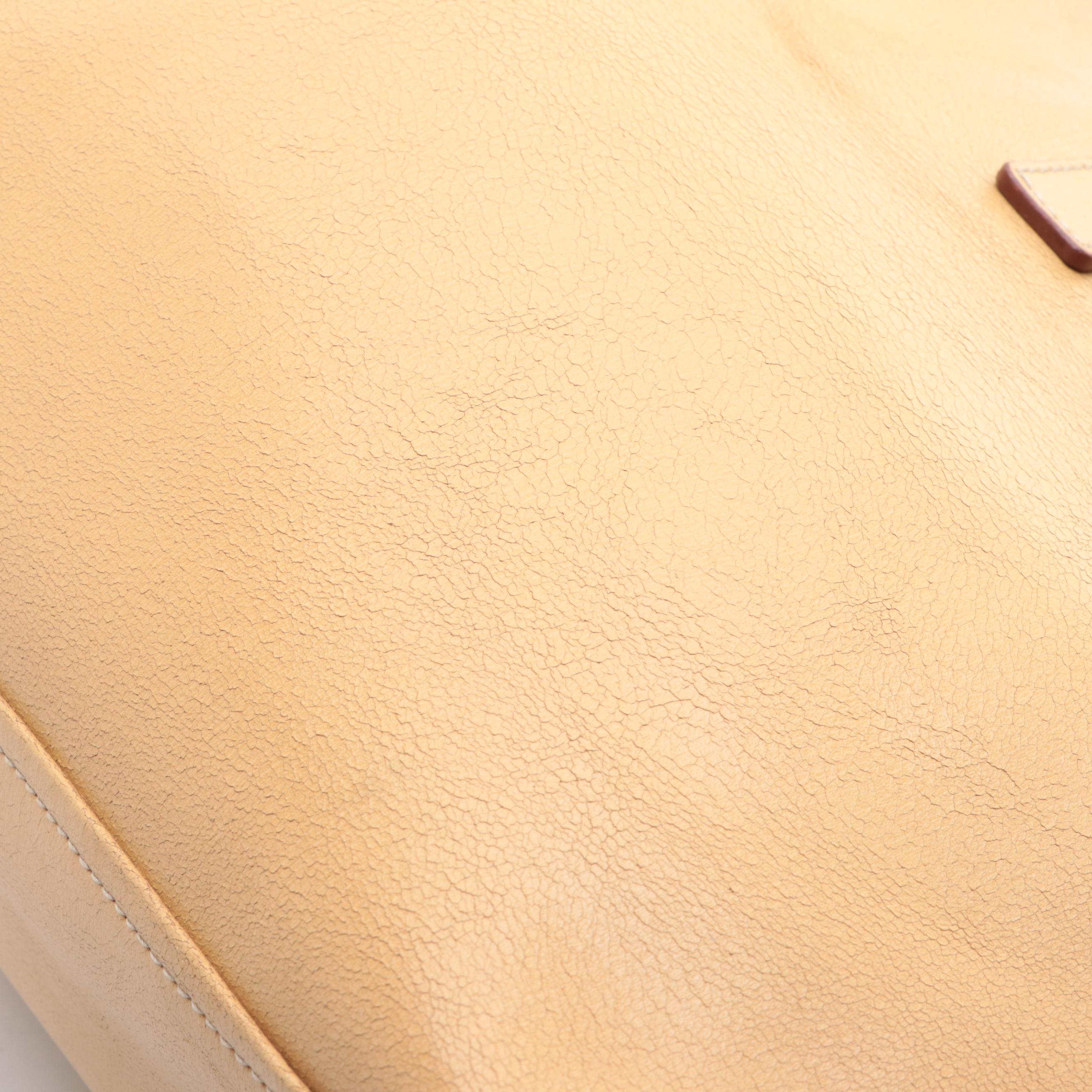 Prada Leather Tote Bag