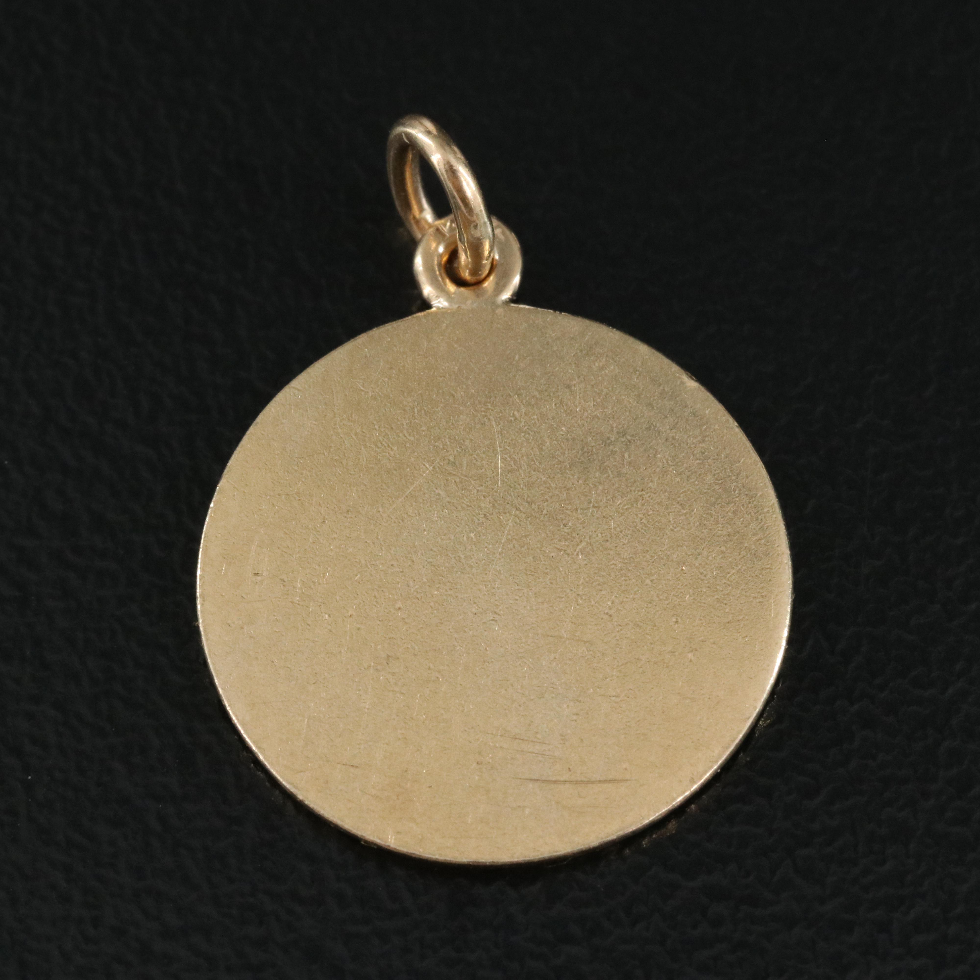 14K Saint Ann Pendant