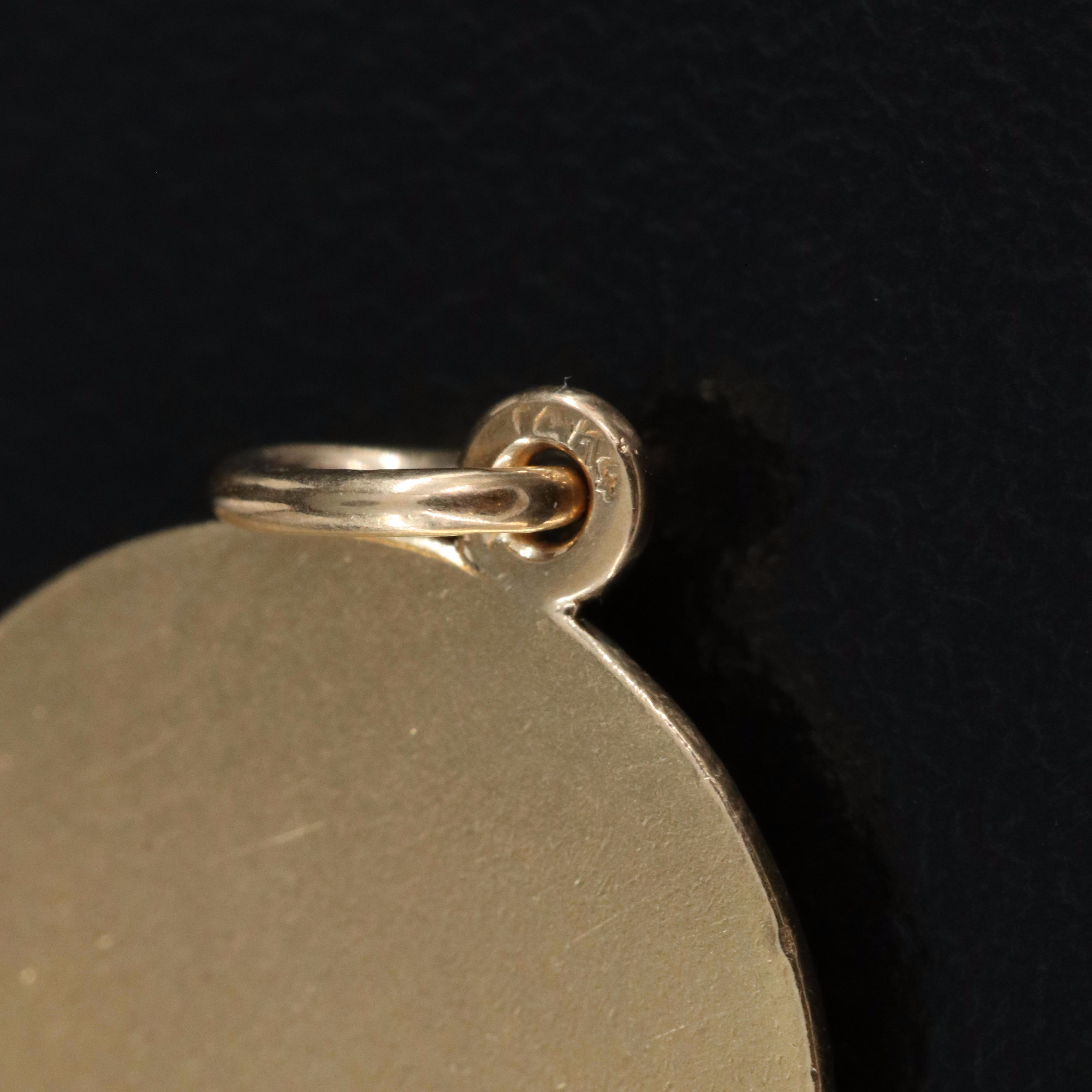 14K Saint Ann Pendant