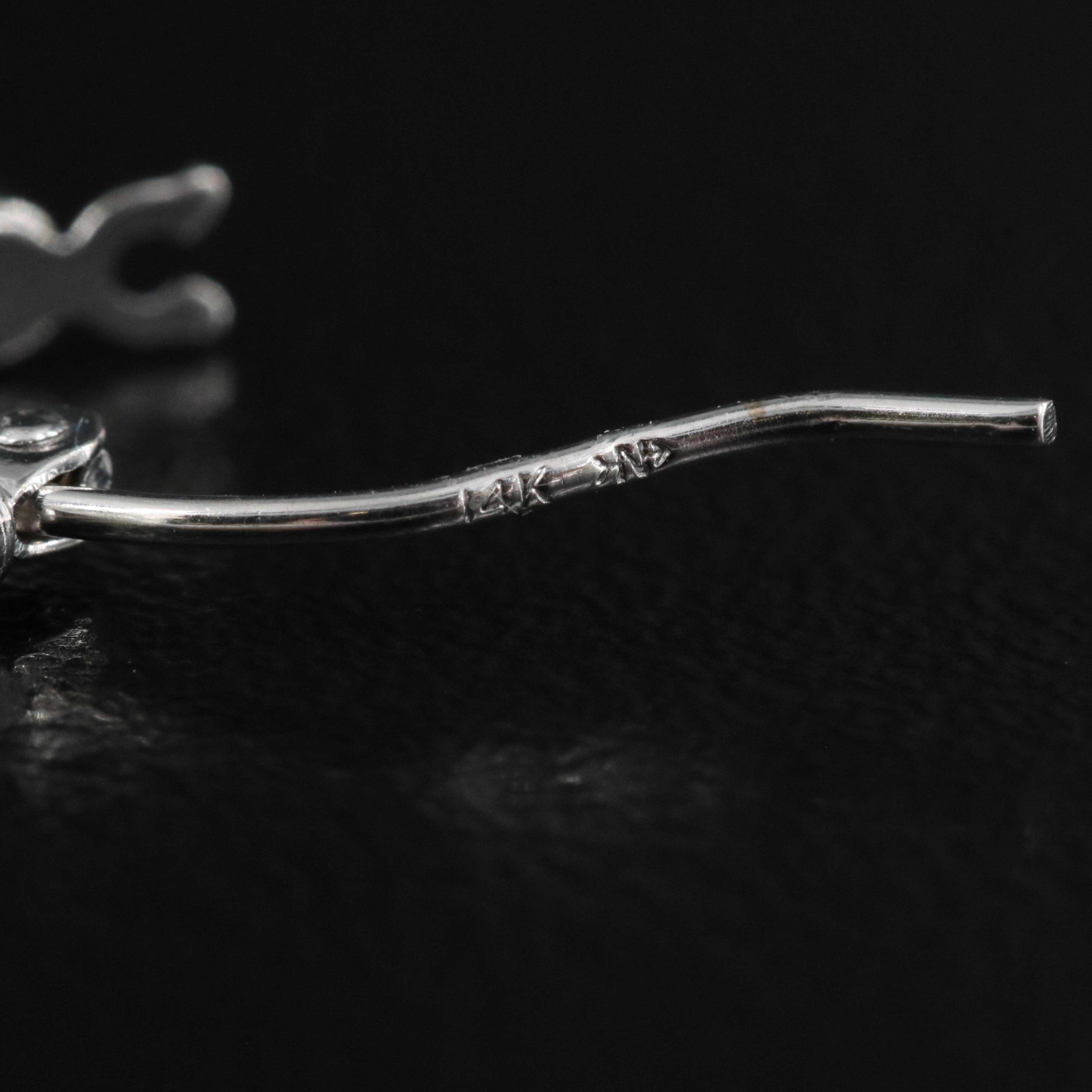 14K Braided Hoop Earrings