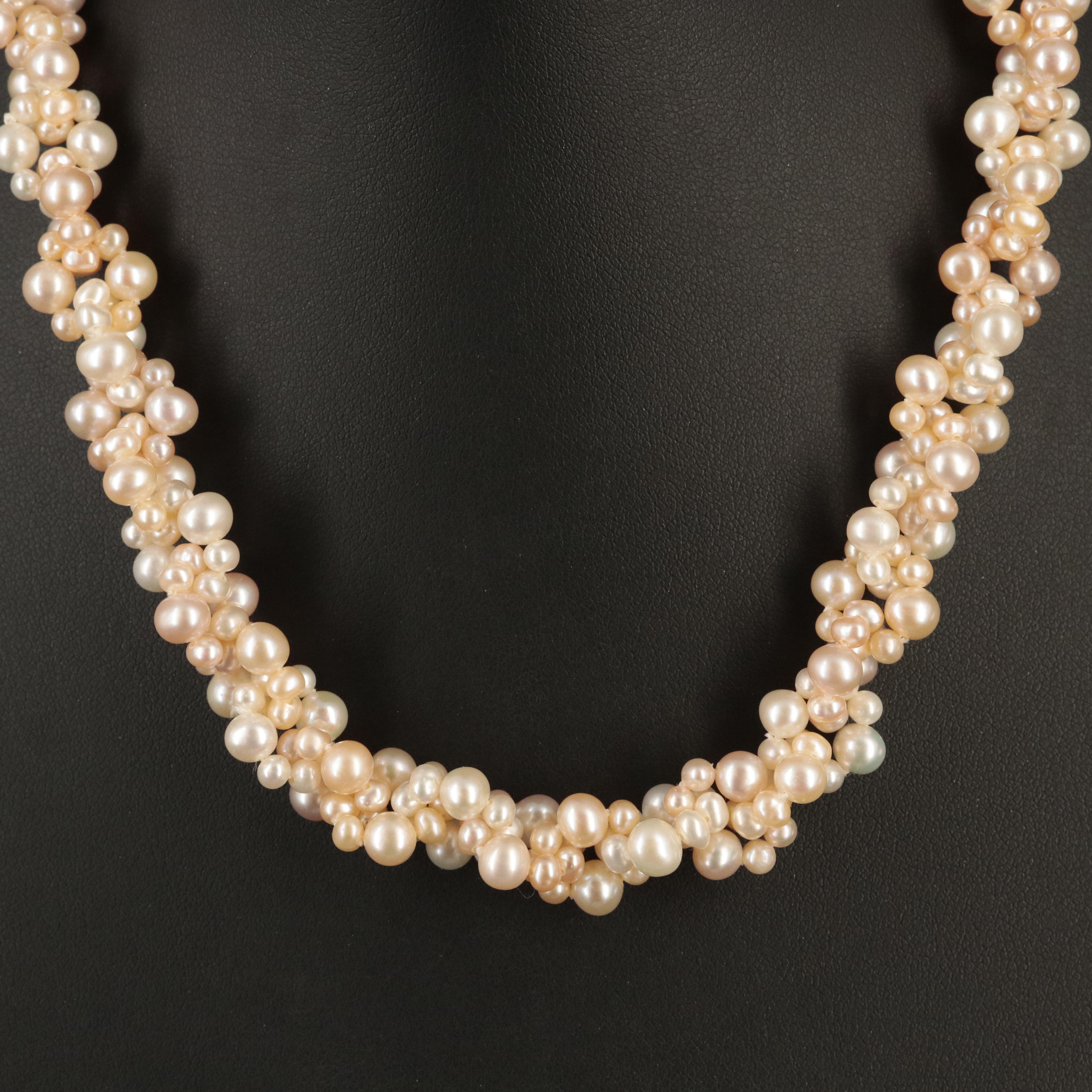 Pearl Necklace with 14K Clasp