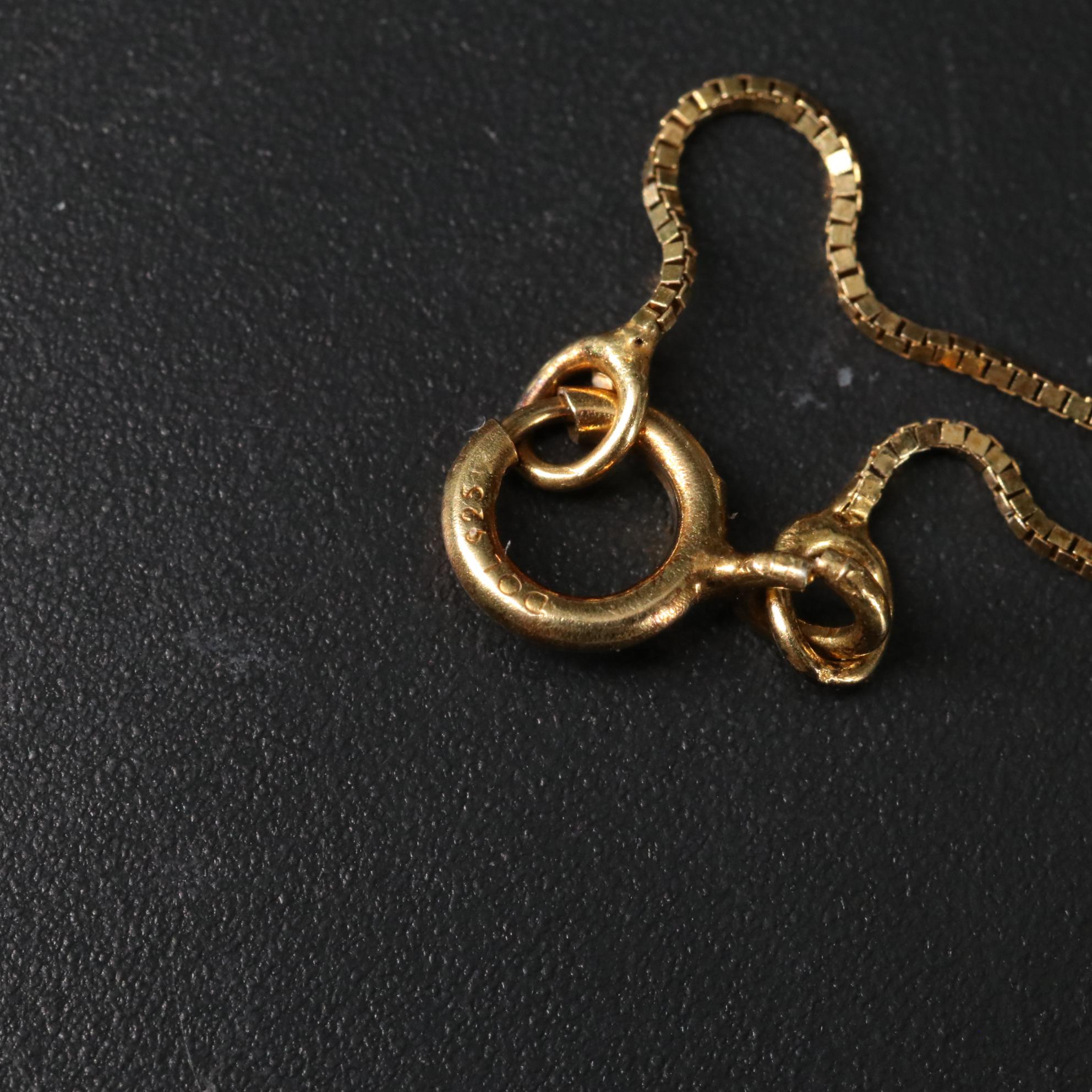 Sterling Diamond Cross Pendant Necklace