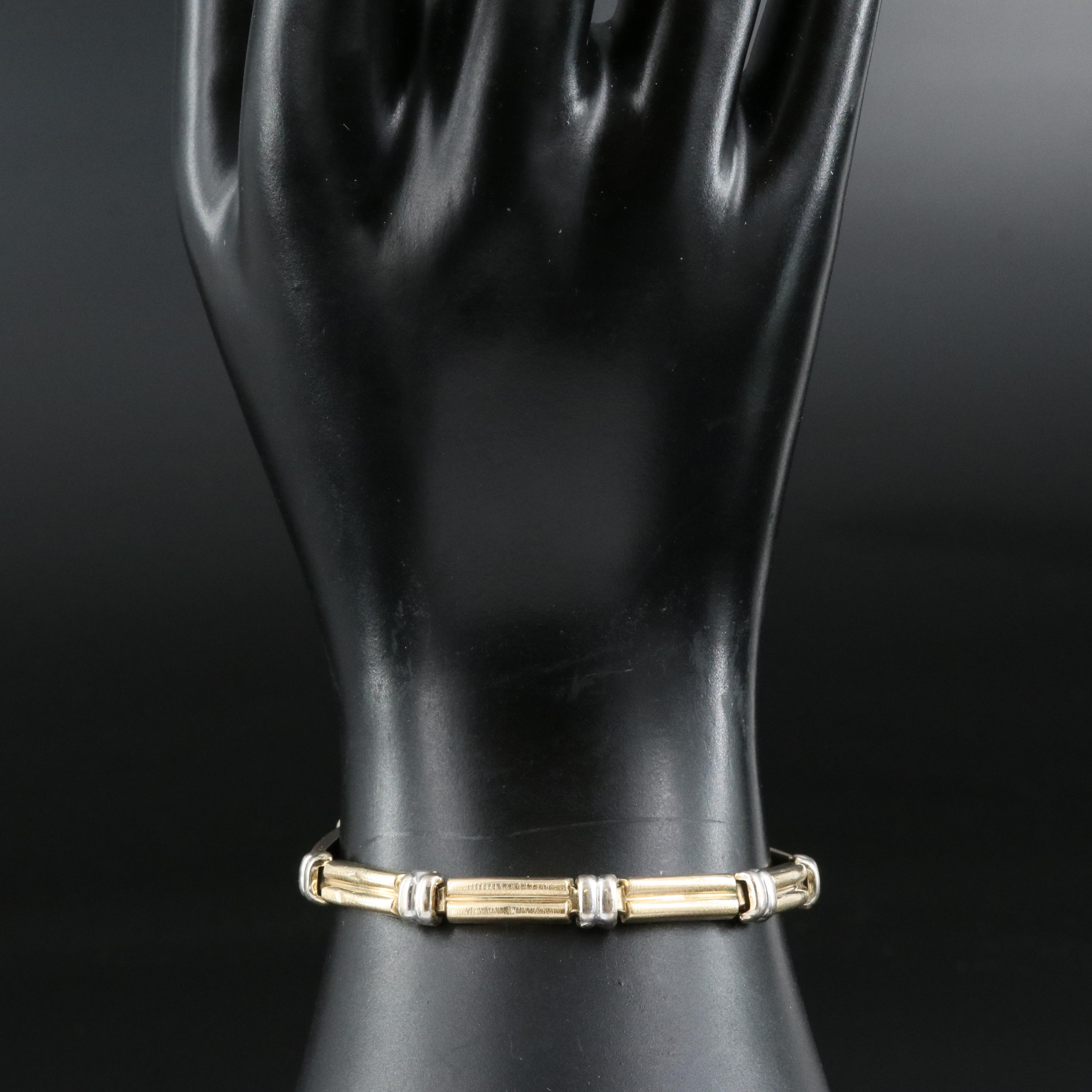 Italian 14K Two-Tone Bracelet