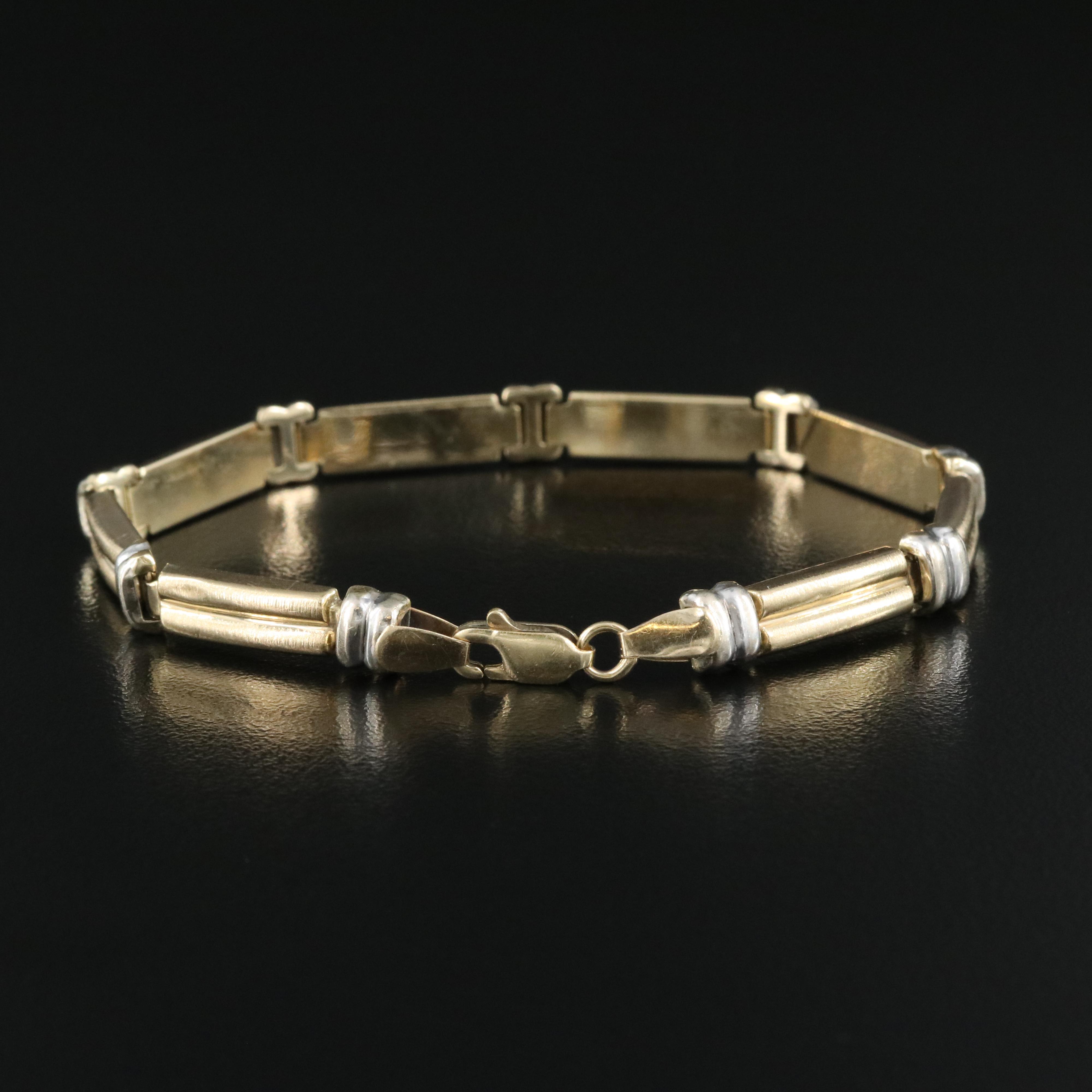 Italian 14K Two-Tone Bracelet