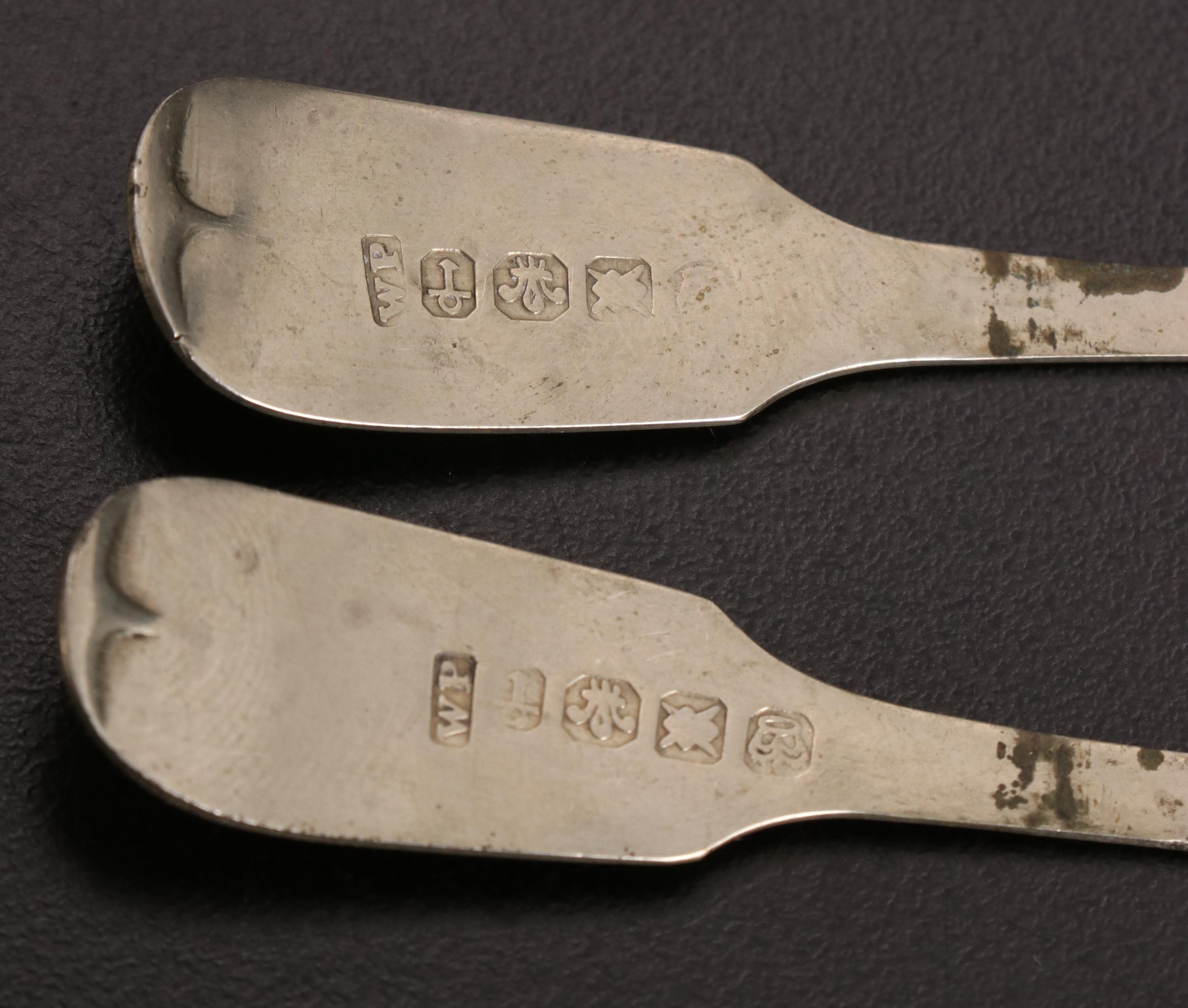 Silver Mounted Etched Glass Decanter with Condiment Spoons and Other Décor