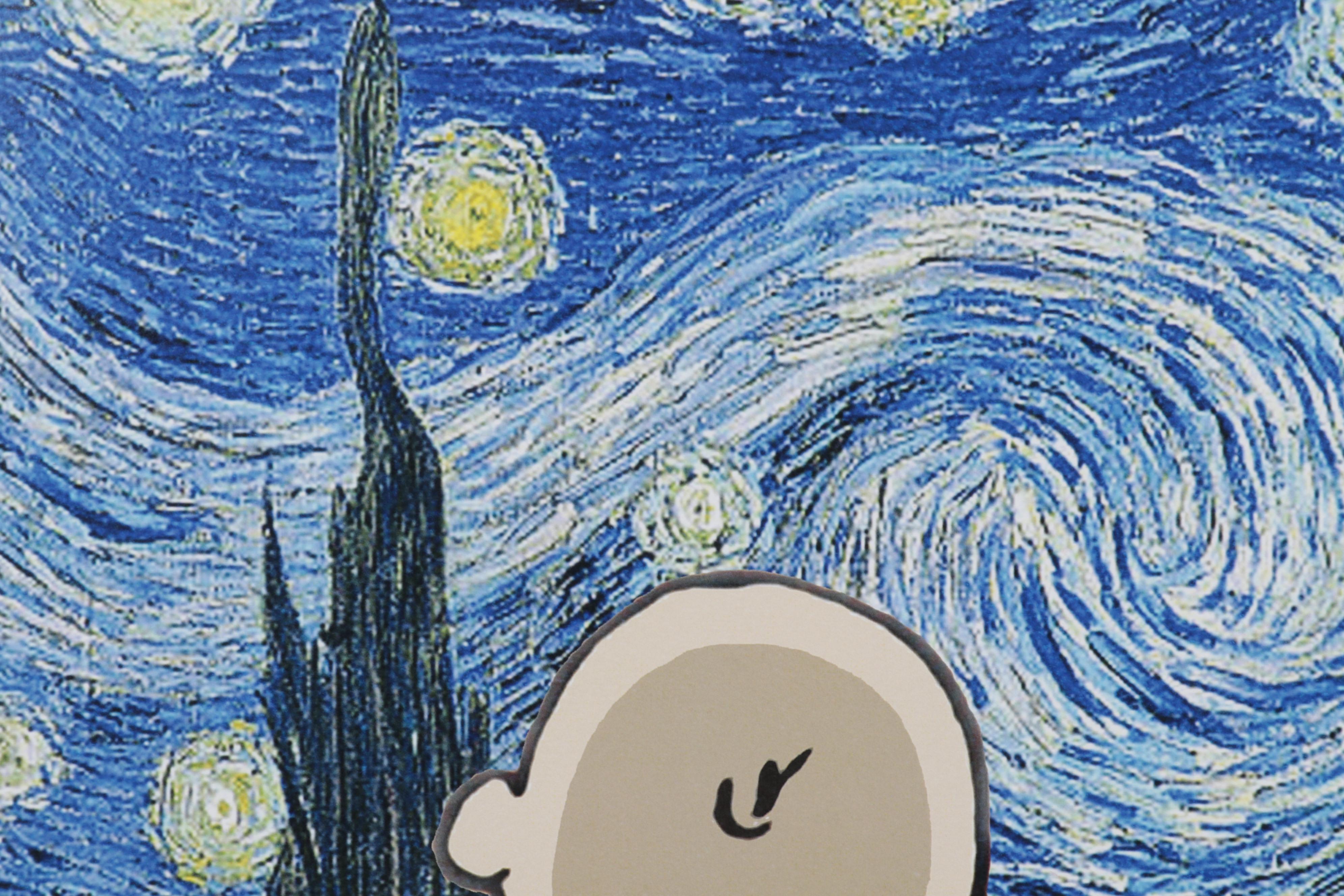 Death NYC Pop Art Graphic Print Featuring Charlie Brown and Snoopy, 2022