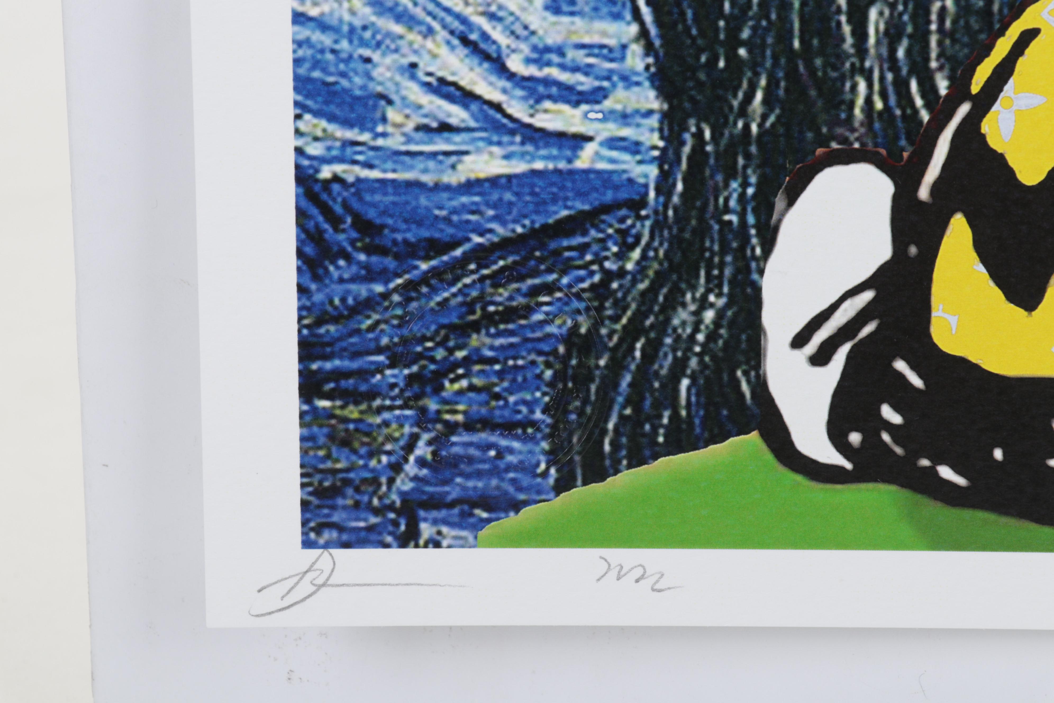 Death NYC Pop Art Graphic Print Featuring Charlie Brown and Snoopy, 2022